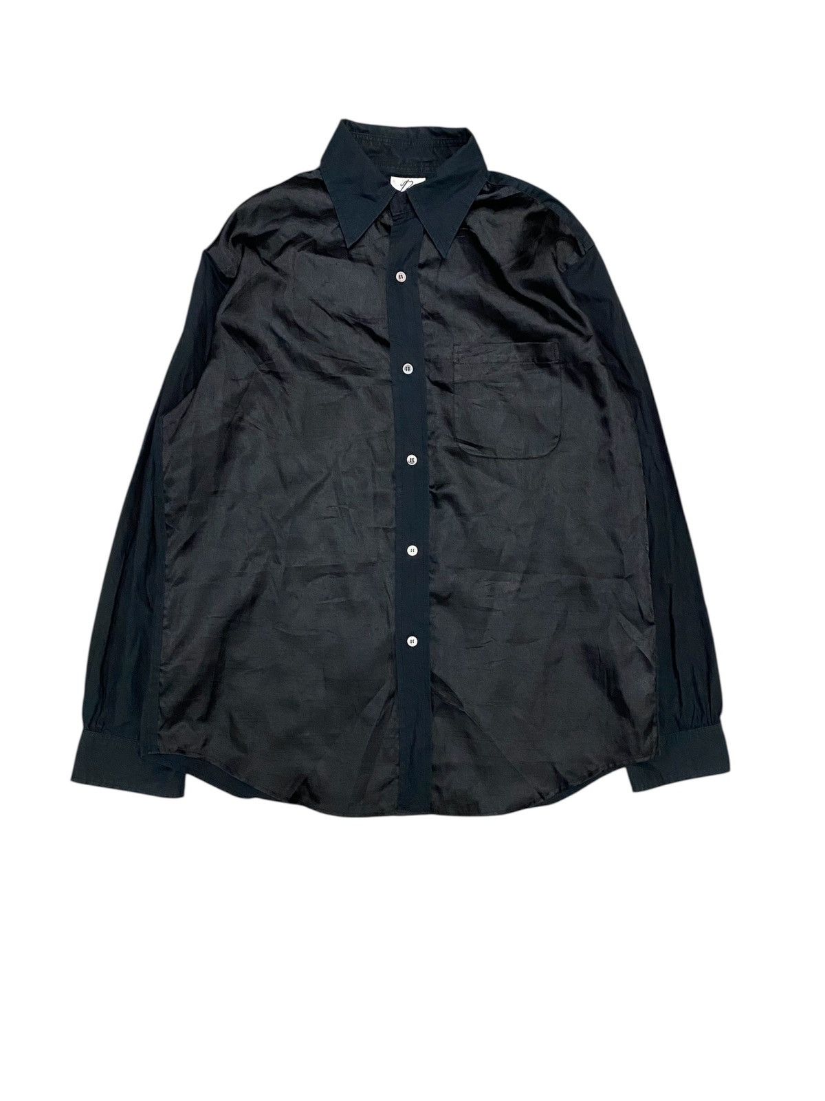 Needles 🔥 Vtg Hybrid Nylon front cotton back super black Size US L / EU 52-54 / 3 - 1 Thumbnail