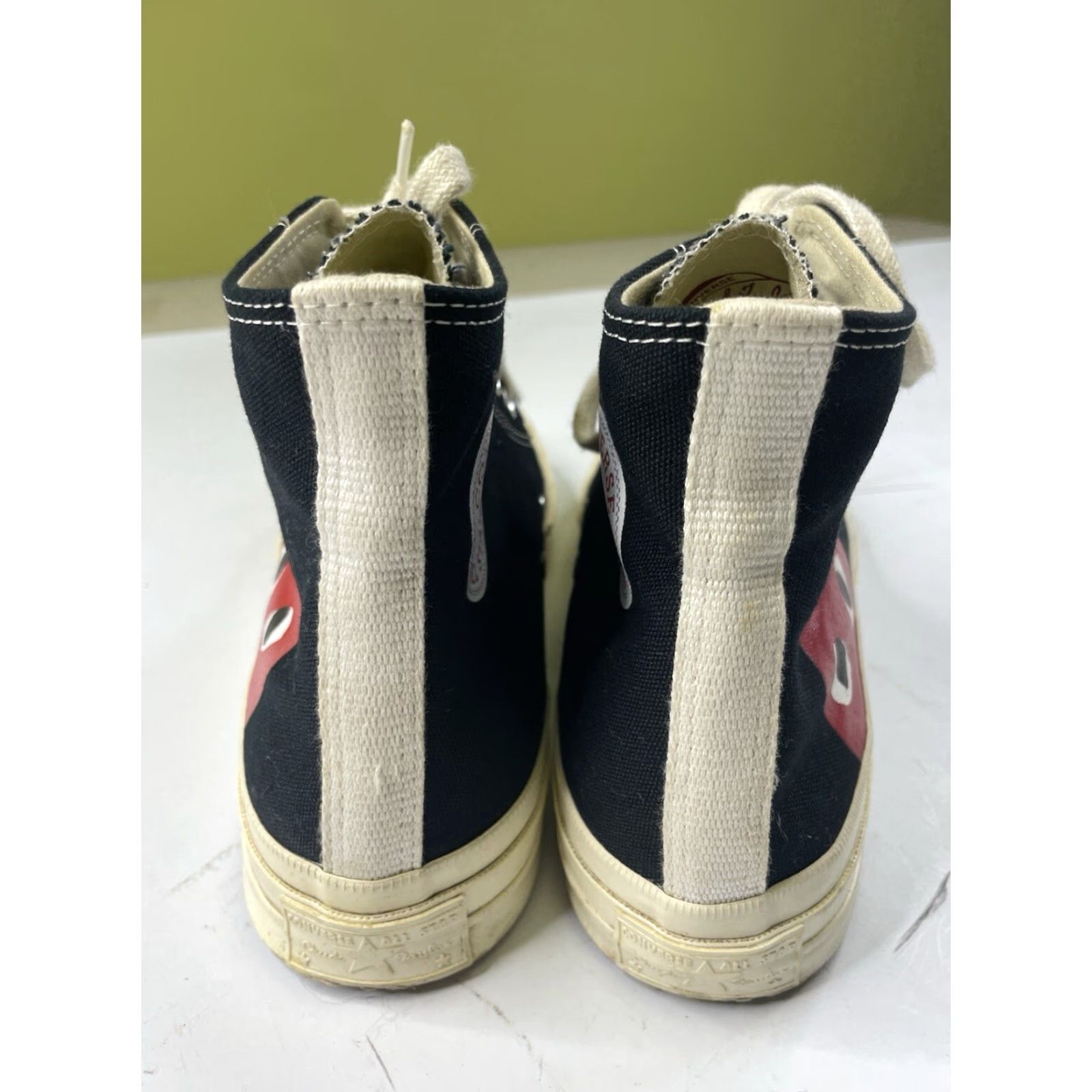 Converse Converse Chuck 70 High Top x Comme des Garcons Play Heart Mens Size 9 Shoes Sneaker Black Red White Size US M / EU 48-50 / 2 - 4 Thumbnail