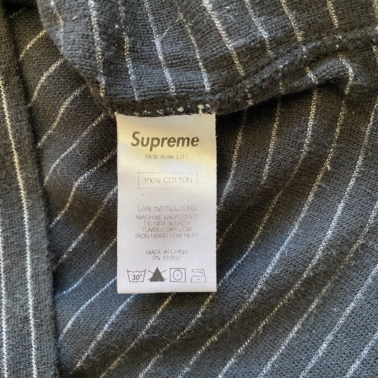 Supreme Supreme Striped Henley Top Shirt Black White 2010 Size US M / EU 48-50 / 2 - 5 Thumbnail
