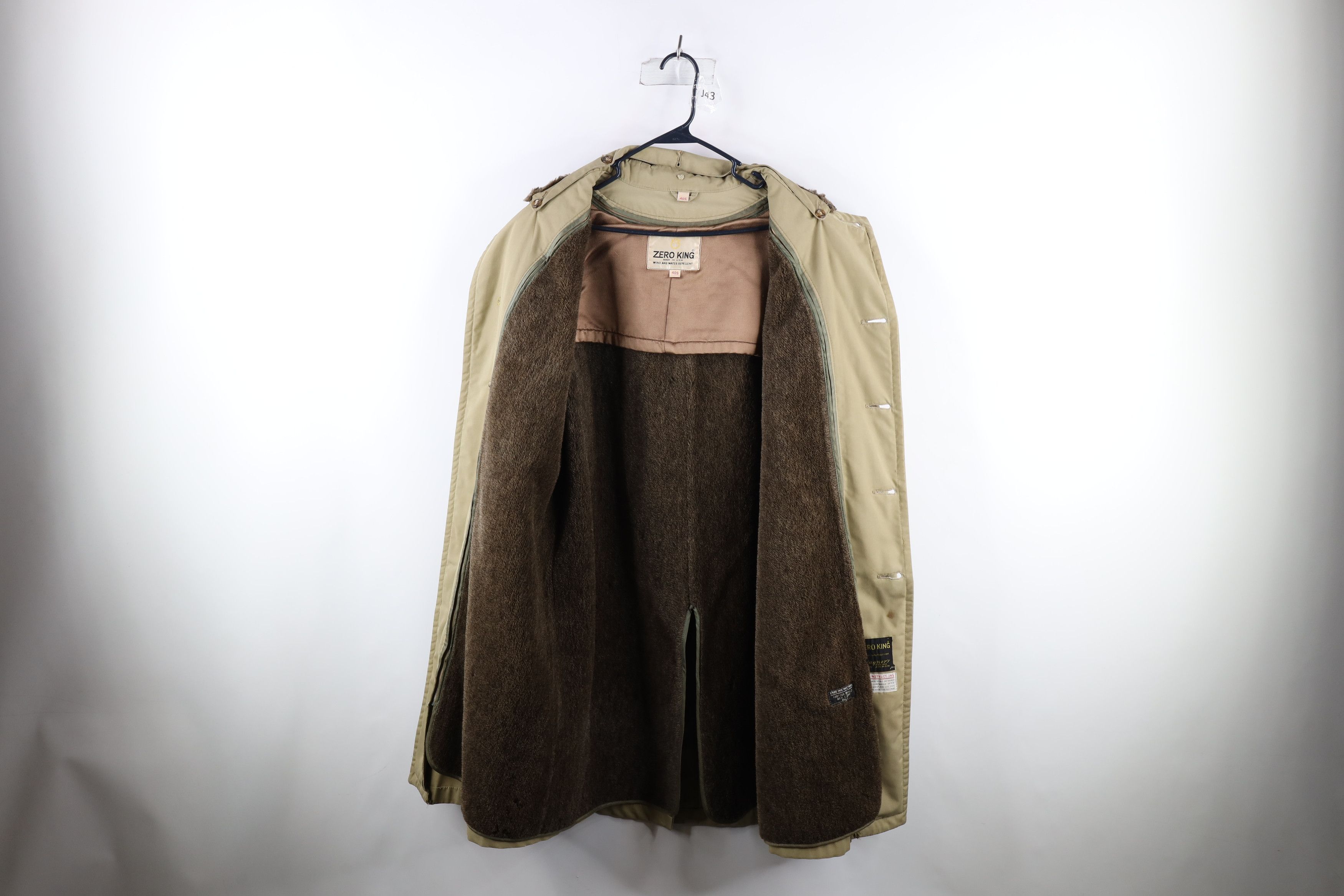 Vintage Vintage 70s Streetwear Lined Collared Trench Coat Jacket USA Size US S / EU 44-46 / 1 - 10 Thumbnail