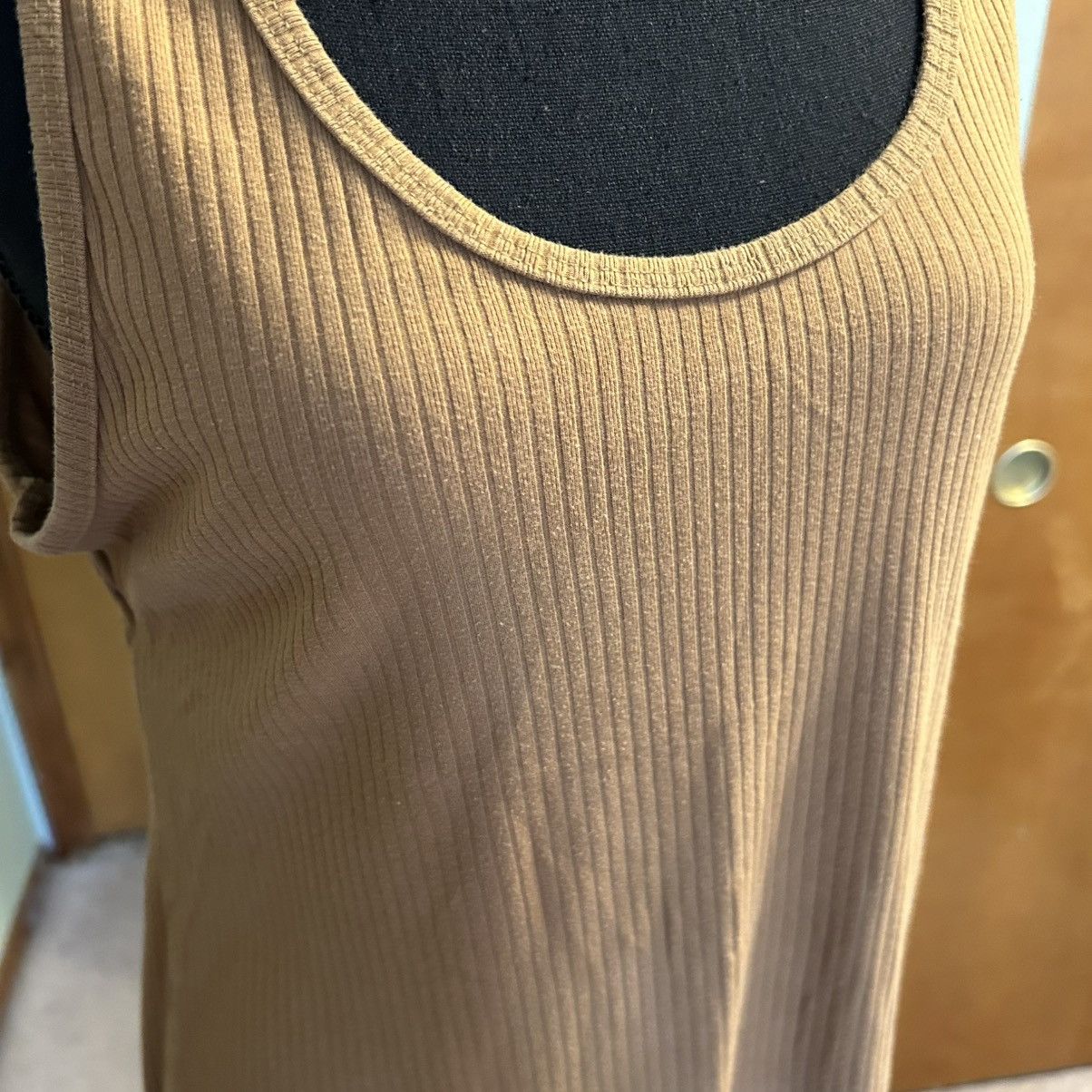 Other Wild Fable brown ribbed sleeveless open back midi dress XXL Size XXL / US 16-18 / IT 52-54 - 5 Thumbnail