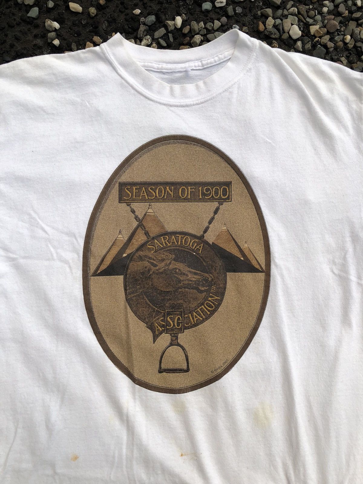 Vintage Vintage 2000 Saratoga Race Course “Season of 1900” T-Shirt Size US L / EU 52-54 / 3 - 2 Thumbnail