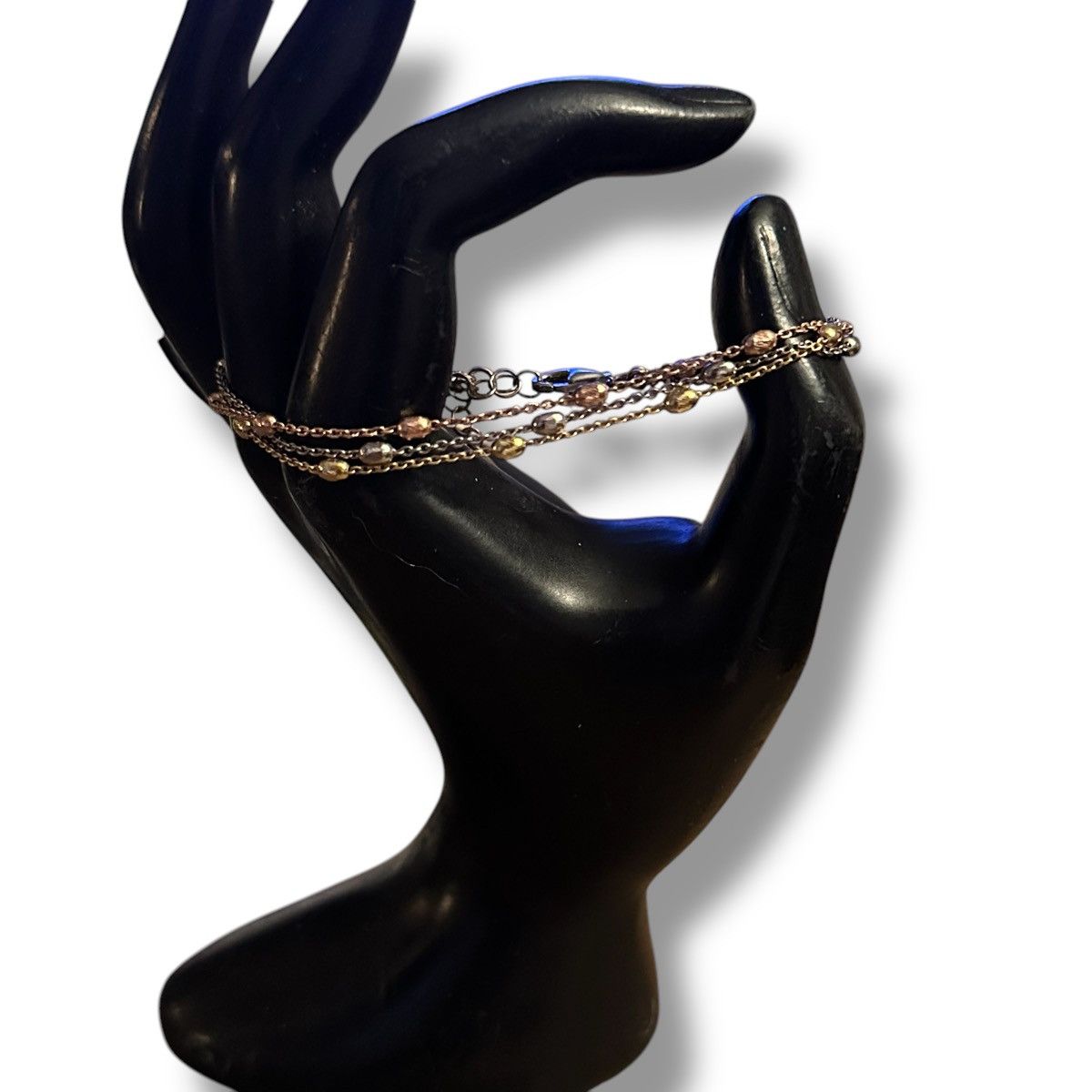 Other 925 Italy silver triple chain bracelet Size ONE SIZE - 2 Thumbnail