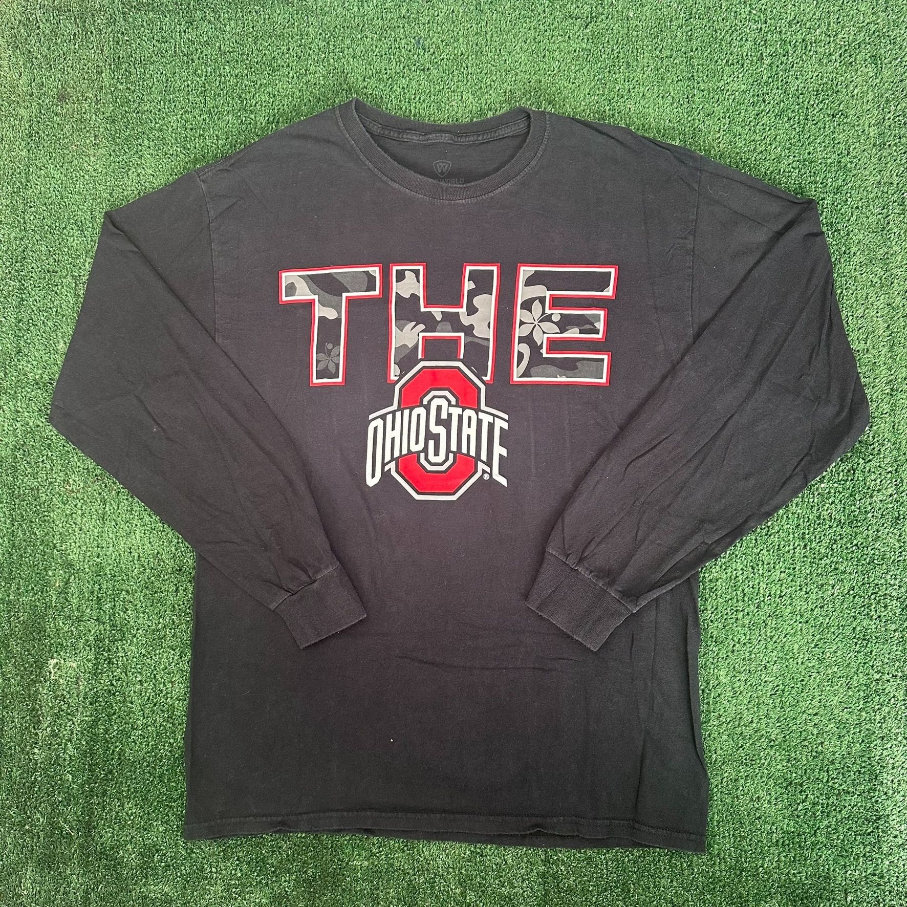 NCAA Ohio State Buckeyes Long Sleeve T-Shirt Black Camo Logo NCAA Size US M / EU 48-50 / 2 - 1 Thumbnail