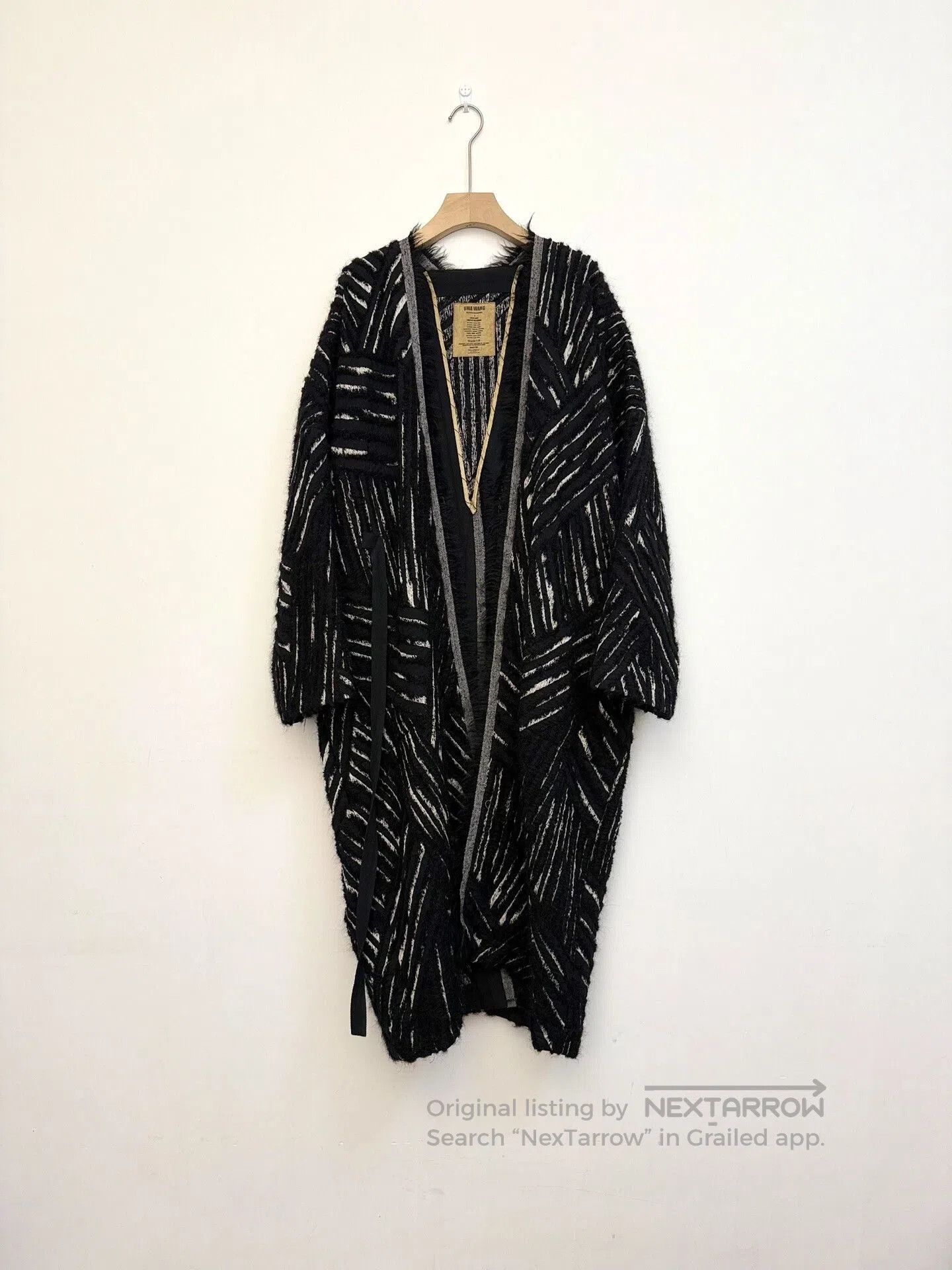 Uma Wang Uma Wang Wool Striped Duster Coat. Size US S / EU 44-46 / 1 - 2 Thumbnail