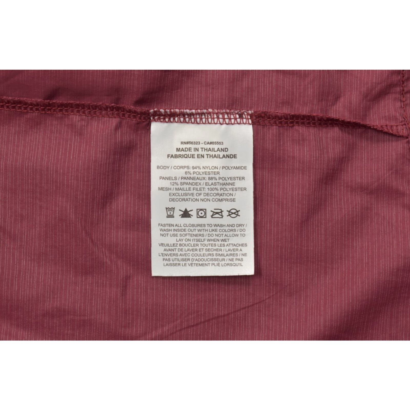 Nike Nike Men's 2XL Hooded Windbreaker Jacket Nylon Zip 1/4 Red Black Sleeves Logo Mid-Length Size US XXL / EU 58 / 5 - 7 Thumbnail