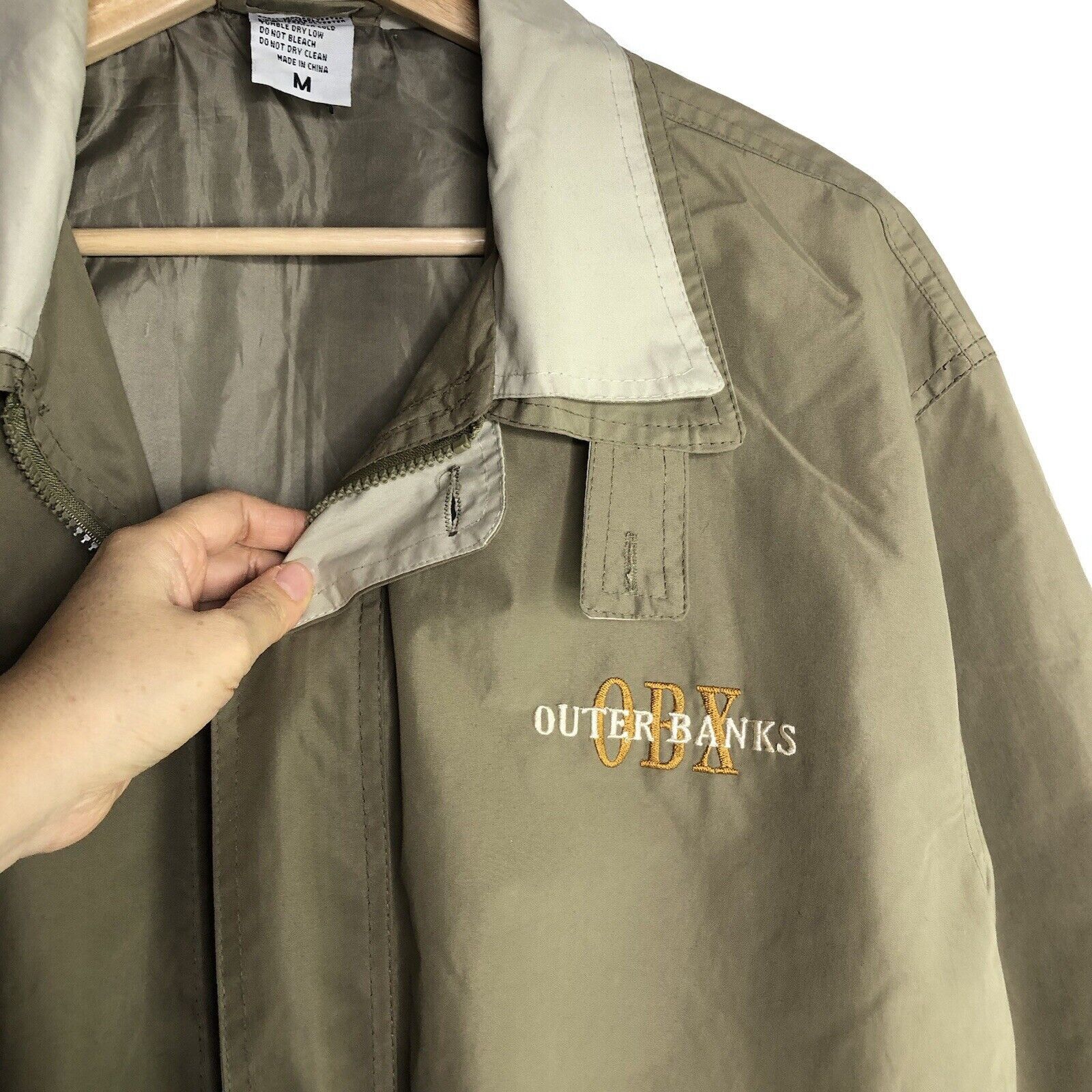 Other OBX Outer Banks Men Barn Coat Sz M Army Green Full Zip Size US M / EU 48-50 / 2 - 4 Thumbnail