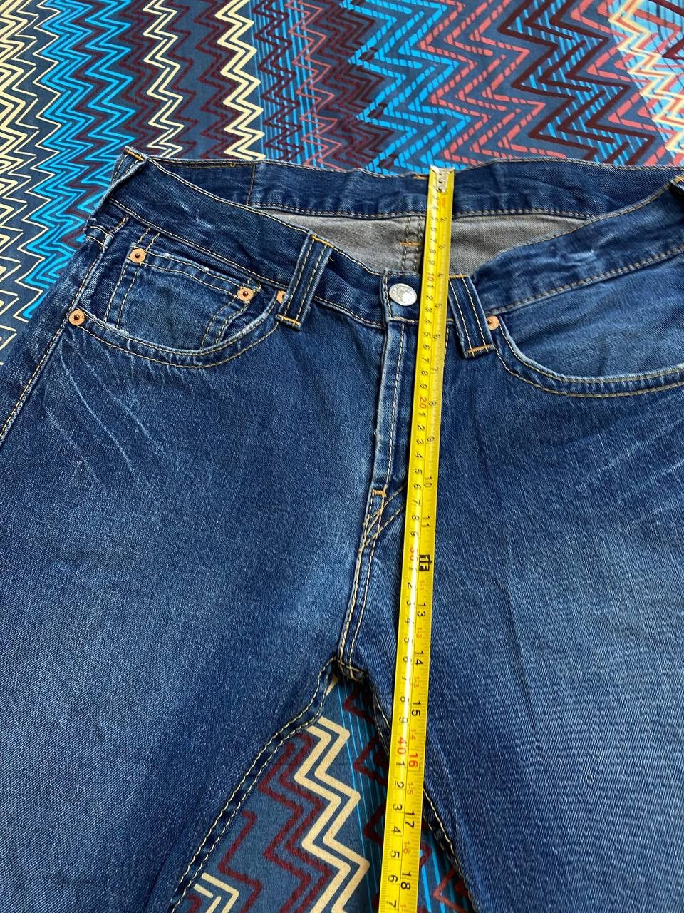 Levi's blue jeans w34 vintage Y2K Levi's 901 streetwear Size US 34 / EU 50 - 12 Thumbnail