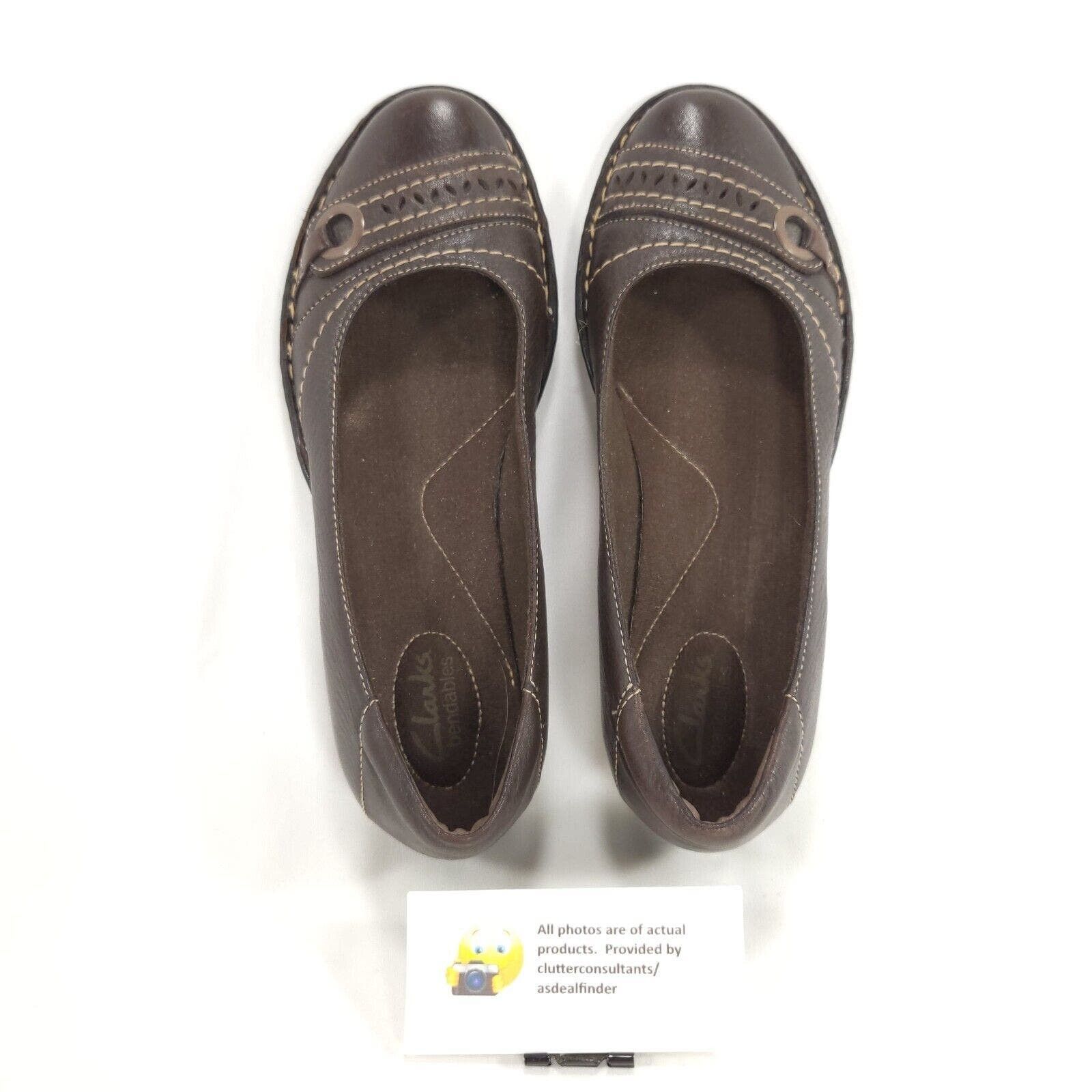 Clarks Clarks Bendables Ballet Flat Womens Size 9 62827 Brown Black Size US 9 / IT 39 - 6 Thumbnail