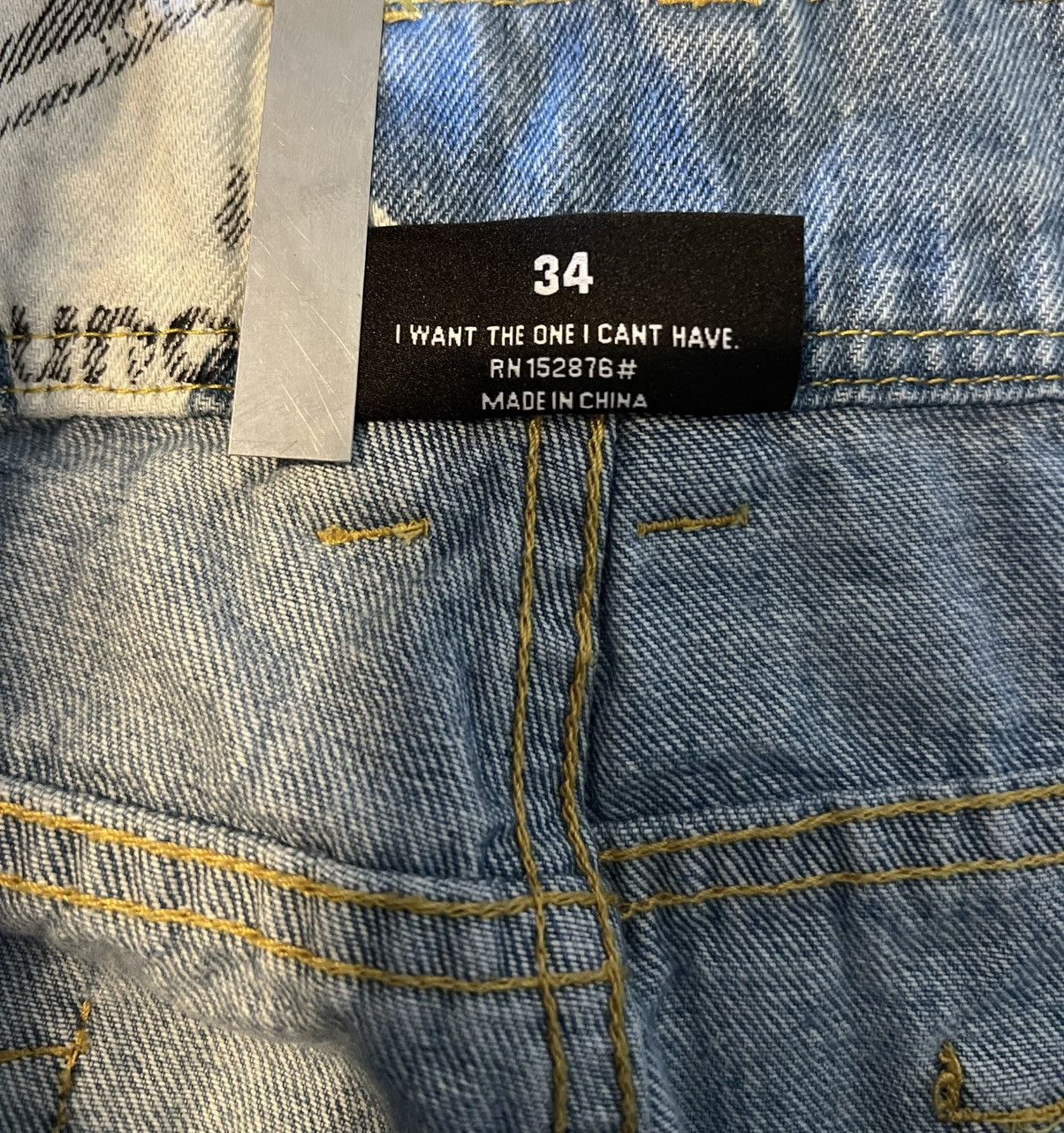 Pleasures Pleasures Poppy Denim Pant Size US 34 / EU 50 - 9 Thumbnail