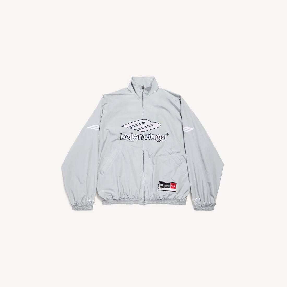 Balenciaga os11x0326 3B Football Tracksuit Jacket in Grey Size US S / EU 44-46 / 1 - 1 Thumbnail