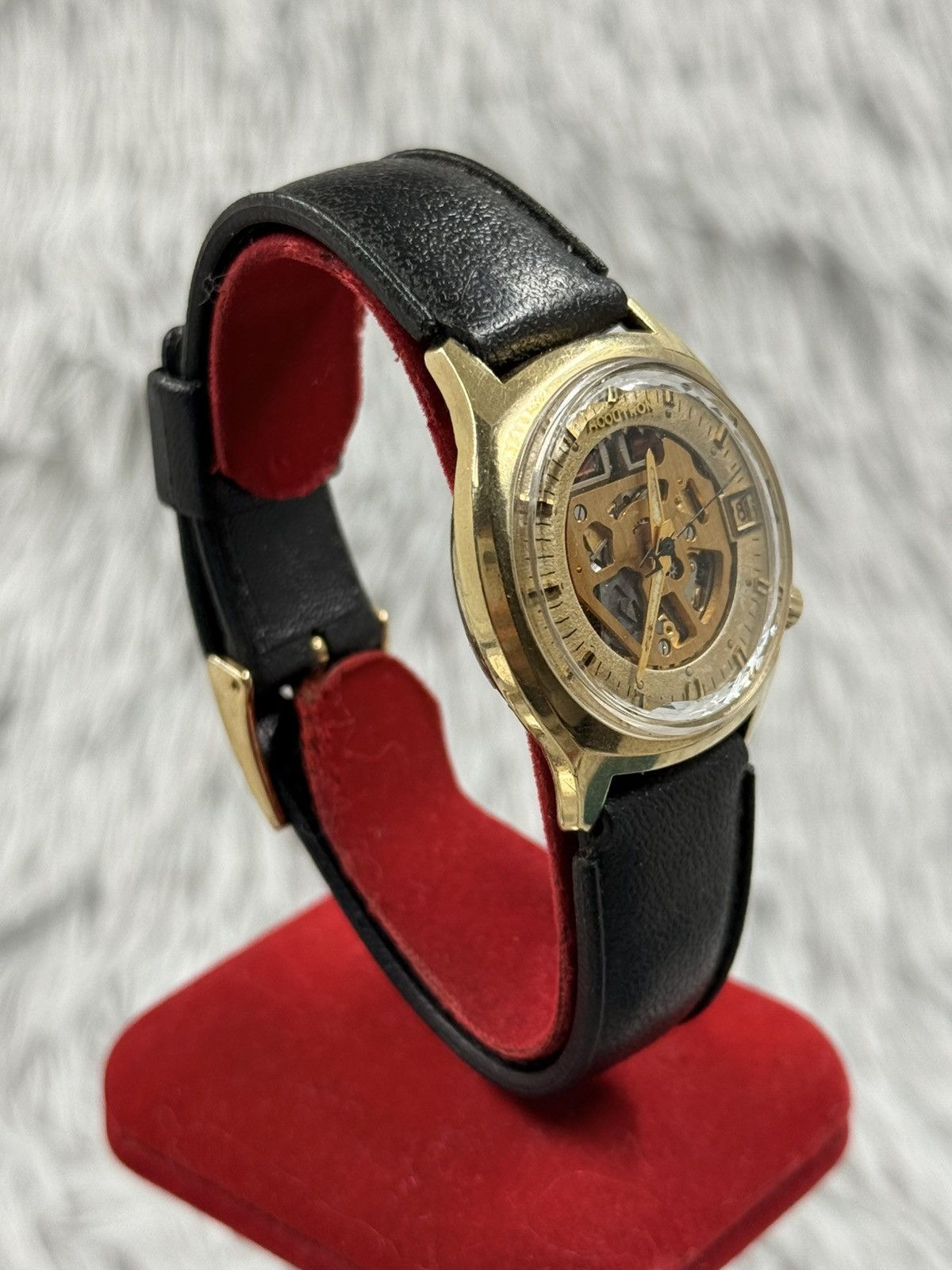 Bulova Vintage BULOVA Accutron Skeleton Turning Folk Quartz Watch. Size ONE SIZE - 3 Thumbnail