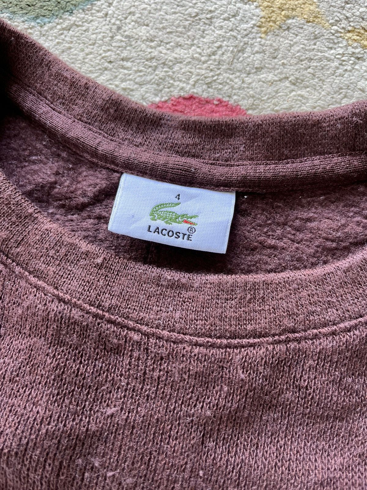 Japanese Brand × Lacoste × Vintage 🔥LACOSTE🔥 Side Logo Sweetshirts Japan 🇯🇵 Size US XL / EU 56 / 4 - 3 Thumbnail