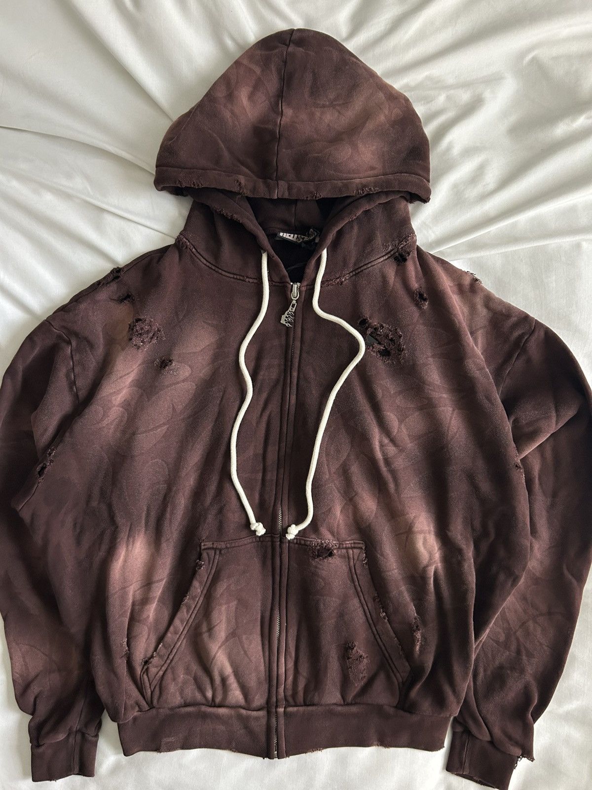 HELLSTAR Hellstar Tribal Sweatshirt Zip Up Laser Brown Size US M / EU 48-50 / 2 - 1 Thumbnail