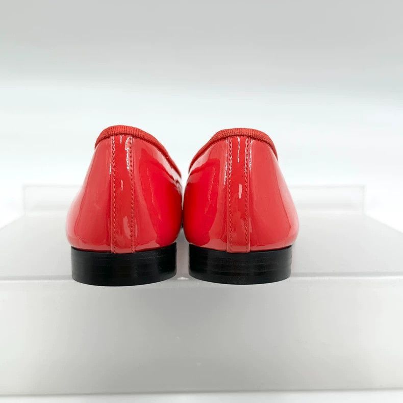 Chanel Chanel Red Patent Ballerina Flats with Bow -2505 Size US 6 / IT 36 - 5 Thumbnail