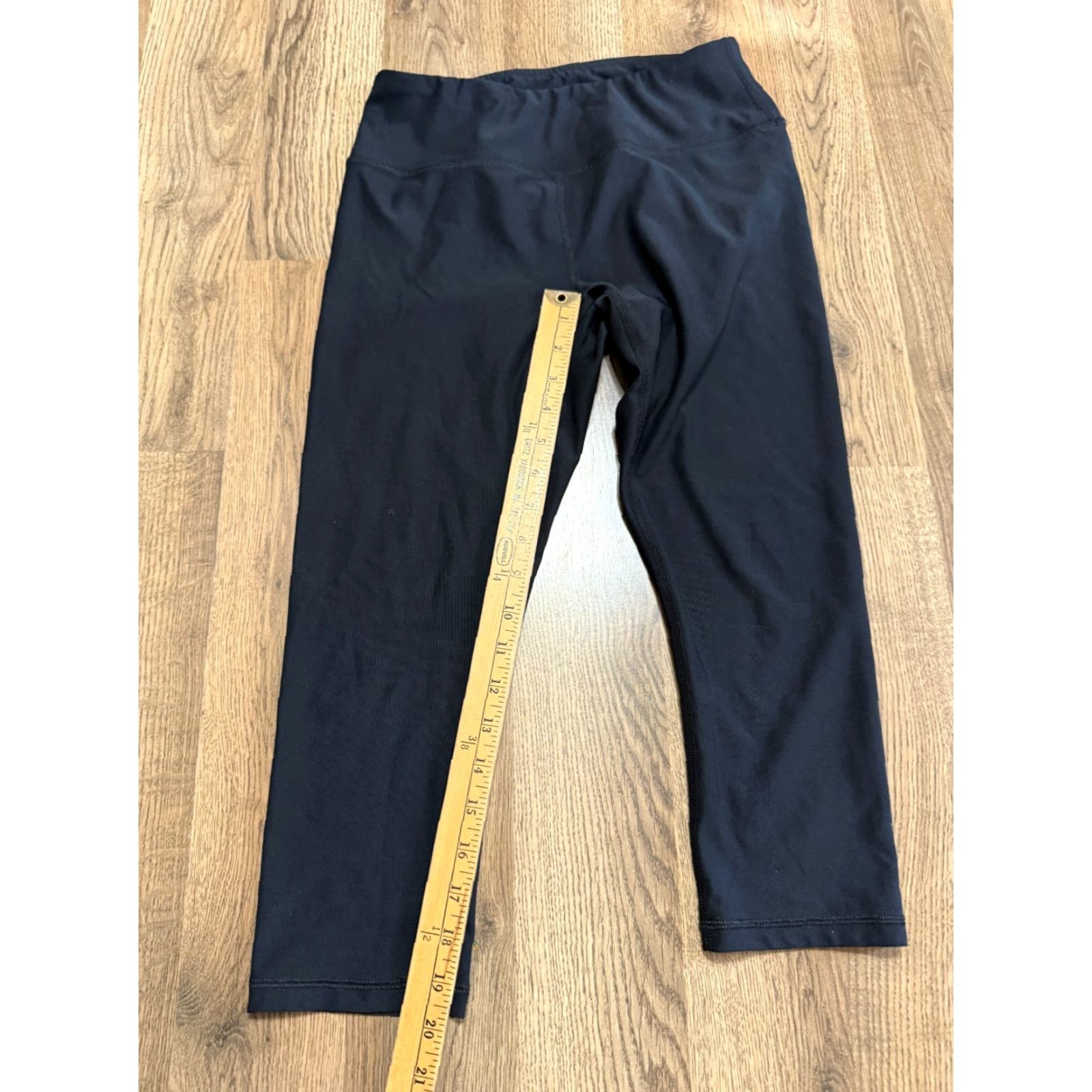 Vintage Maurices Pants Women's Medium Black Leggings Capris Pull On Size 32" / US 10 / IT 46 - 7 Thumbnail