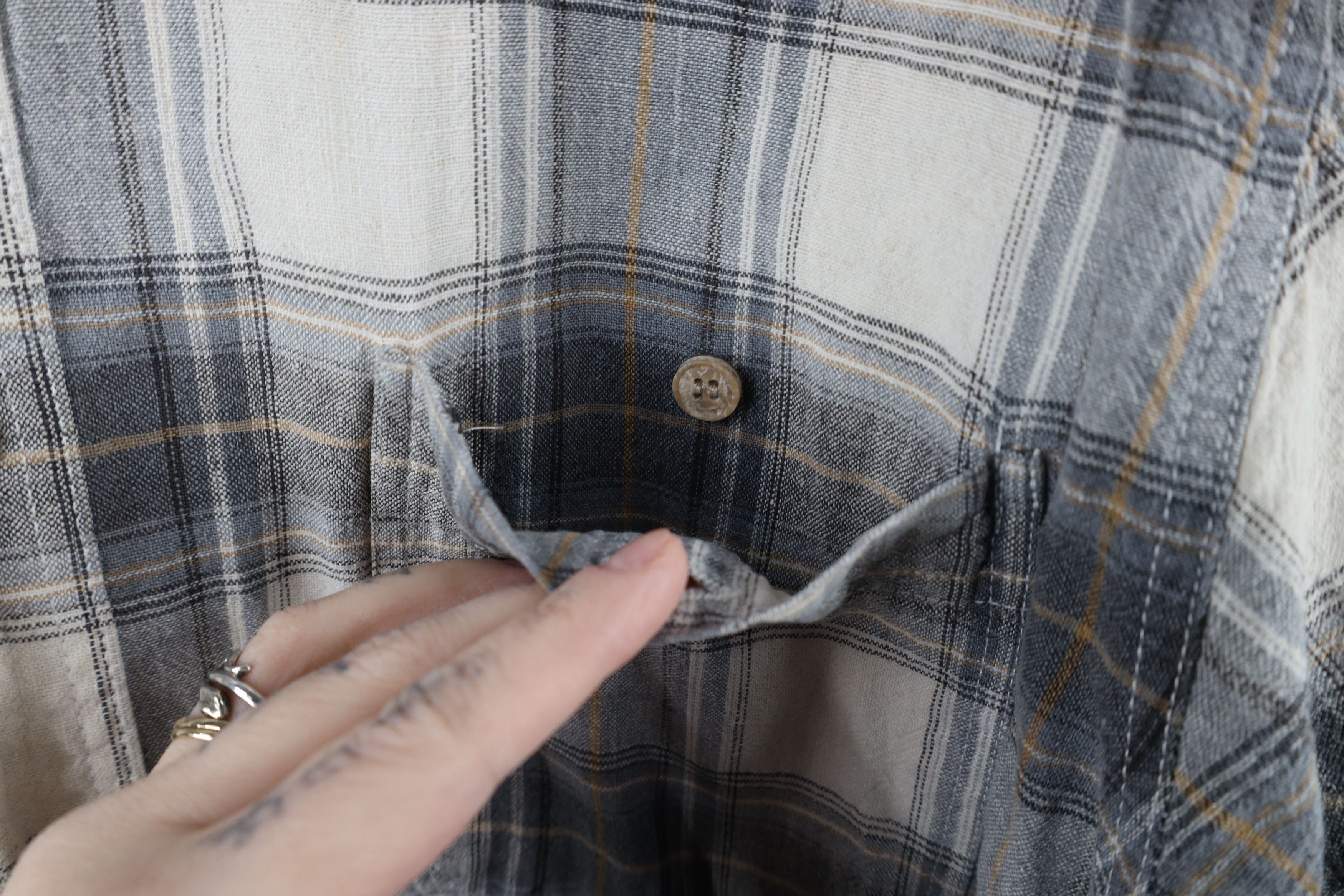 Vintage Vintage 90s Streetwear Blend Baggy Fit Button Shirt Plaid Size US M / EU 48-50 / 2 - 4 Thumbnail