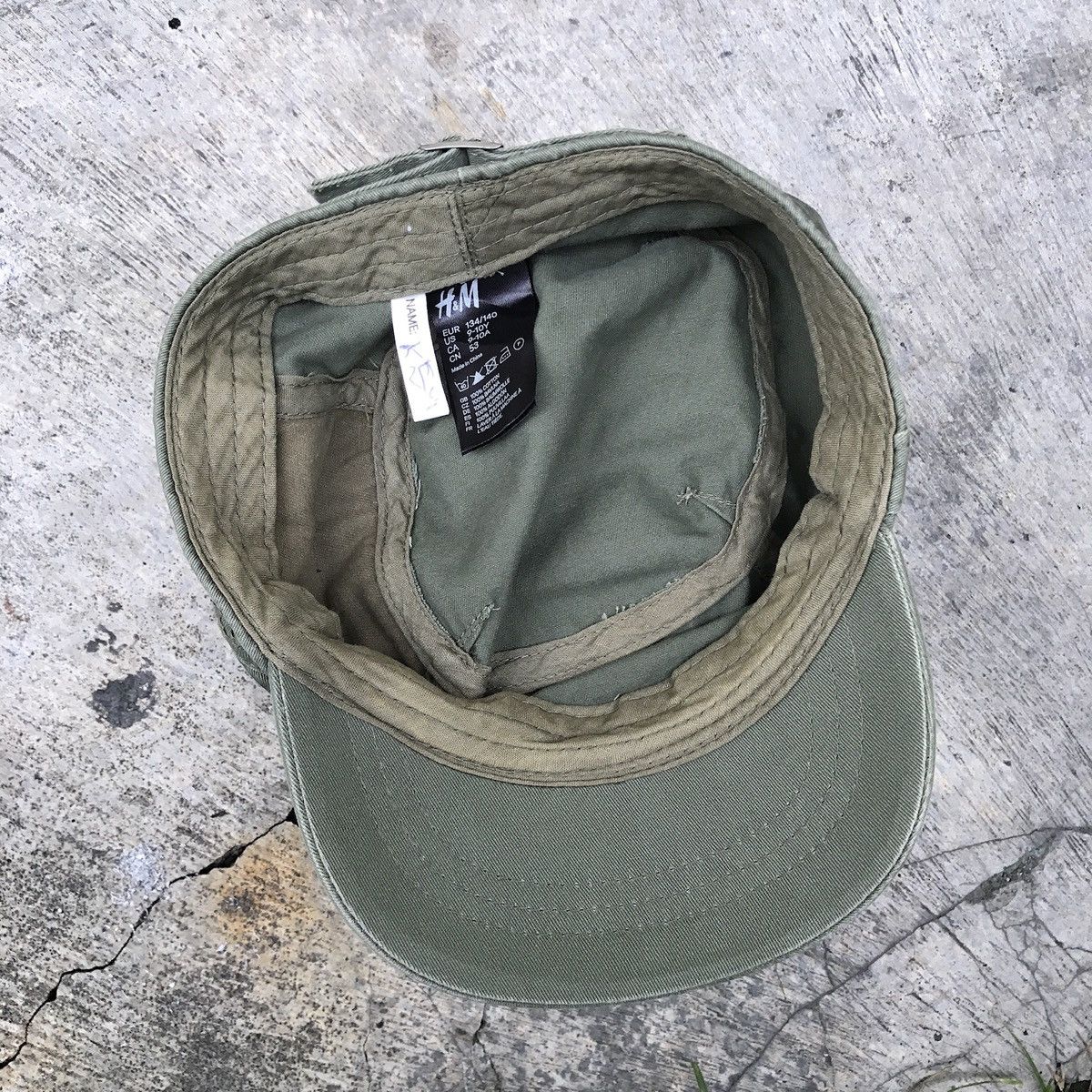 Unsound Rags Army green cadet hat. Unique design Size ONE SIZE - 24 Thumbnail