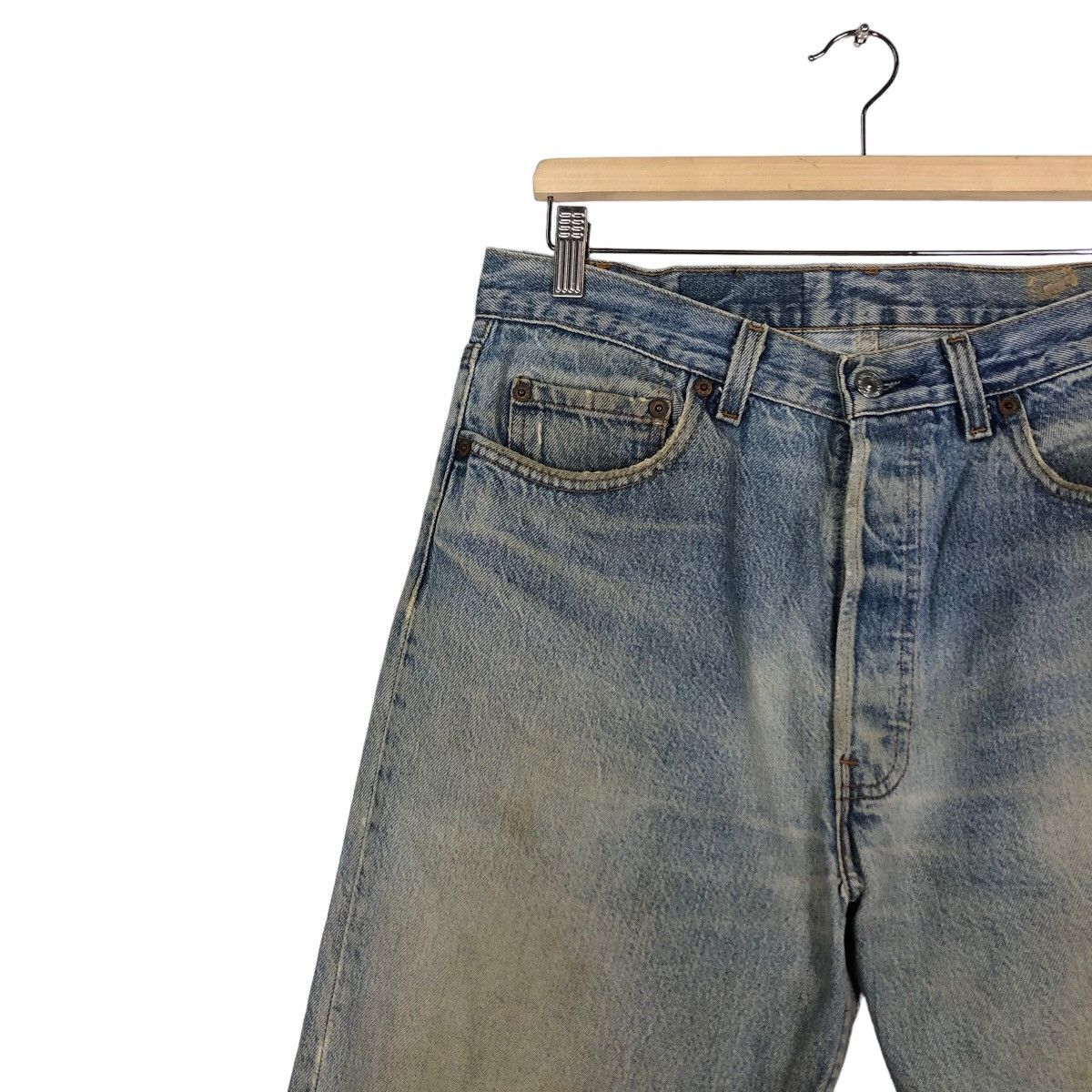 Levi's 🔥Vintage Distressed Rusty Design Punk Style Levi’s USA Size US 32 / EU 48 - 7 Thumbnail