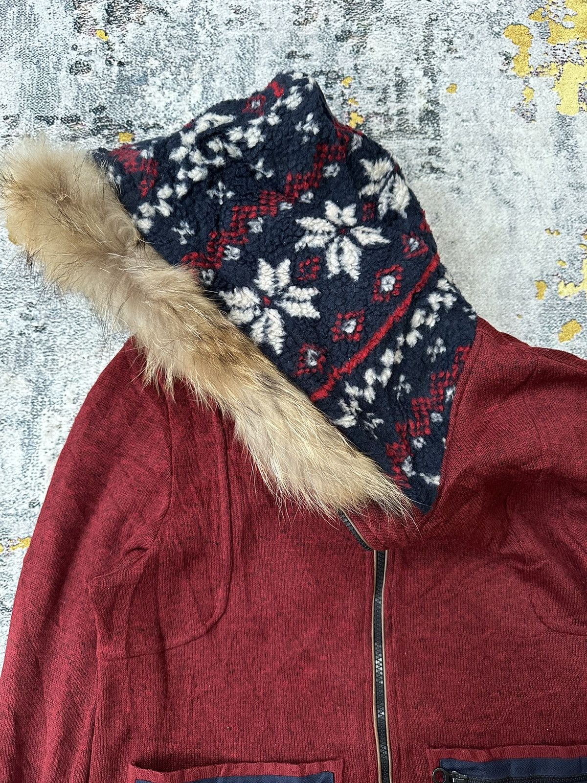 20471120 IF SIX WAS NINE LGB STYLE FUR ZIP HOODIE DOUBLE ZIPPER Size US M / EU 48-50 / 2 - 7 Thumbnail