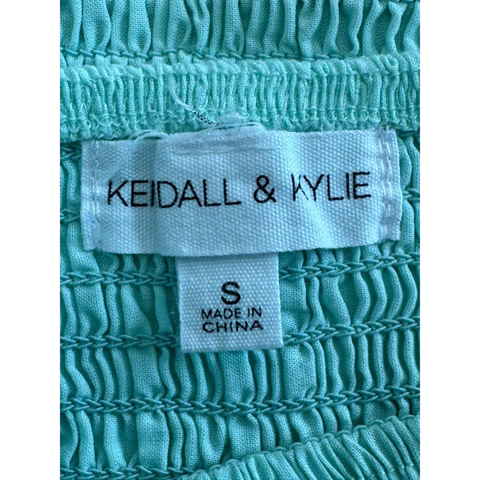 Other Kendall & Kylie Mini Skirt Smocked Ruffles Green Women's S Size 27" / US 4 / IT 40 - 7 Thumbnail
