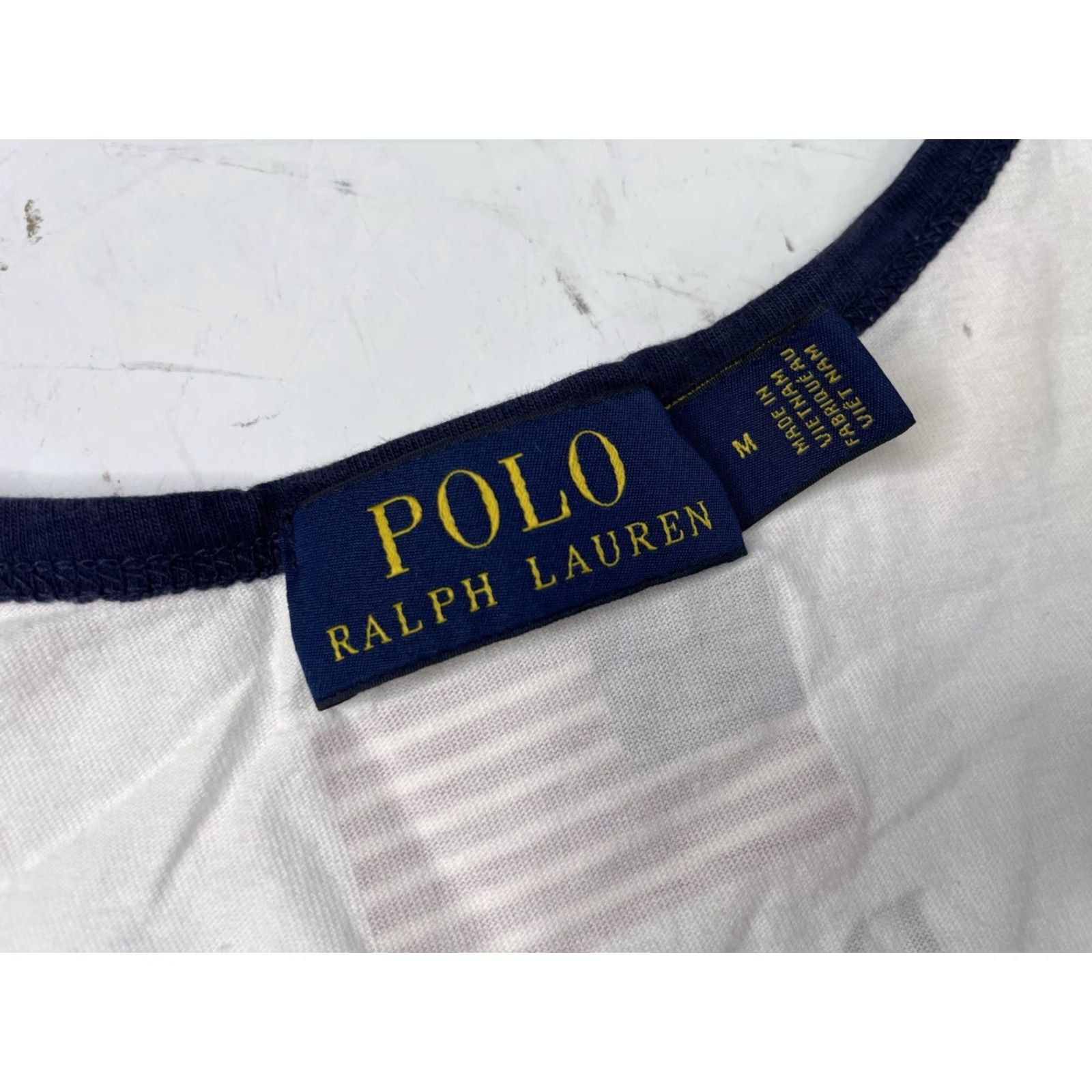 Polo Ralph Lauren VINTAGE Polo Ralph Lauren Team USA Flag Tank Top 1992 Stadium Pwing Bear Mens Medium Tank Top Sleeveless White Cotton USA 1992 Mens Size US M / EU 48-50 / 2 - 2 Thumbnail