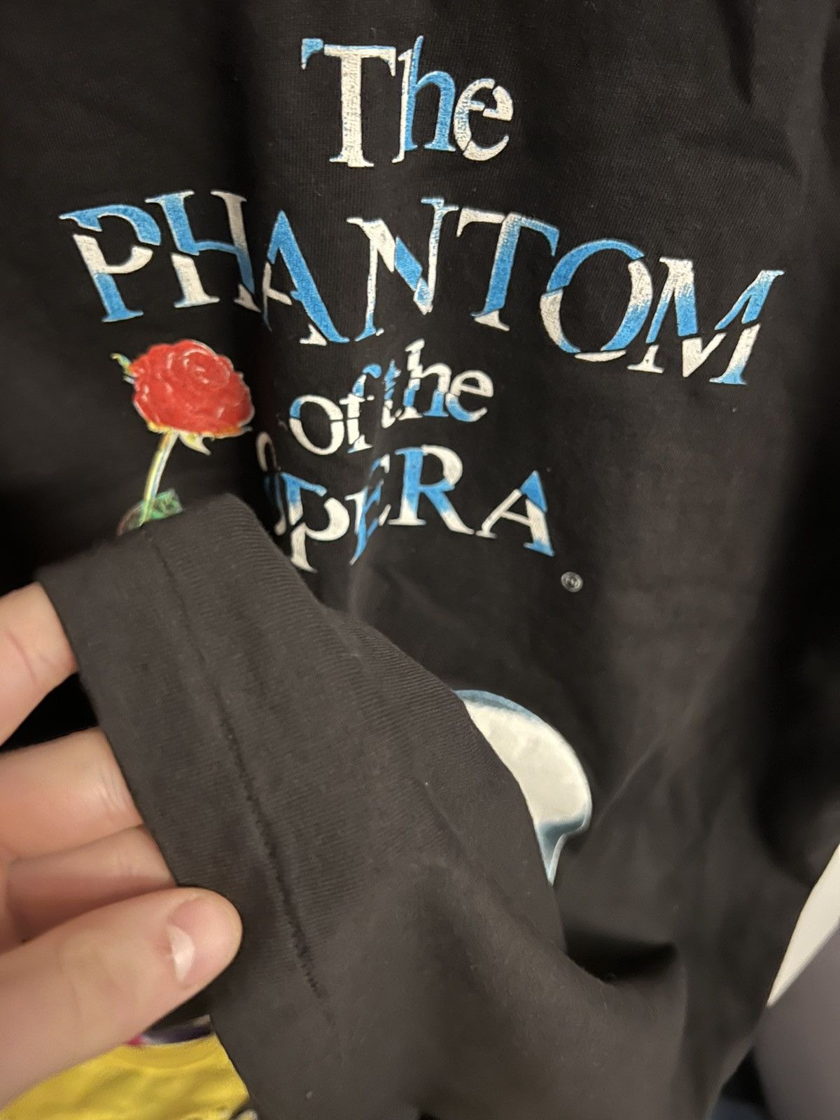 Vintage 90s Phantom of the Opera promo single stitch tee Size US L / EU 52-54 / 3 - 3 Thumbnail