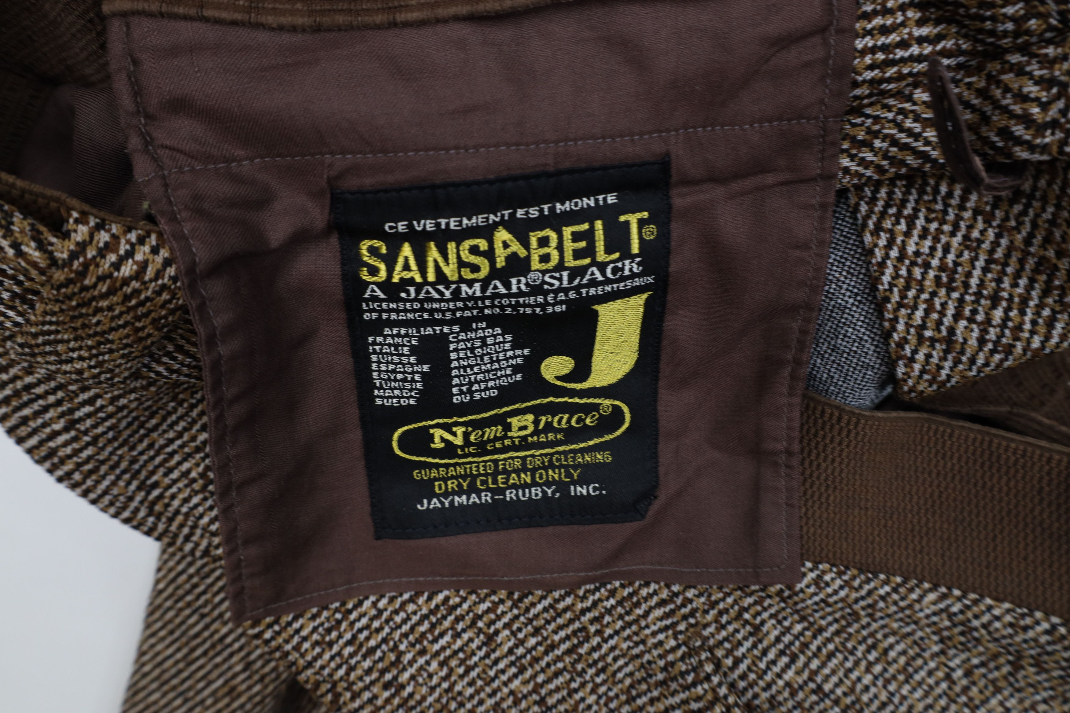 Vintage Vintage 60s Streetwear Knit Bell Bottoms Chino Pants Brown Size US 38 / EU 54 - 10 Thumbnail