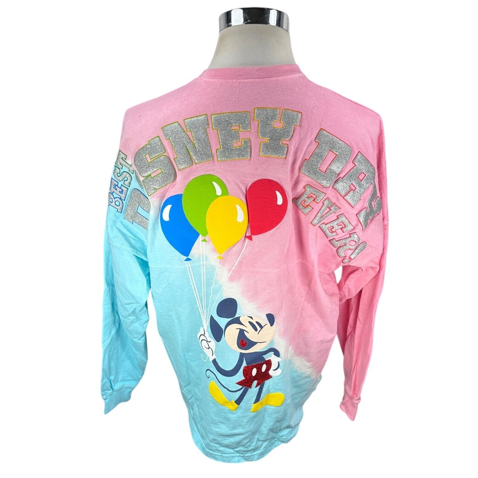 Disney Disney Spirit Jersey Adult Medium Blue Pink Best Disney Size US M / EU 48-50 / 2 - 4 Thumbnail
