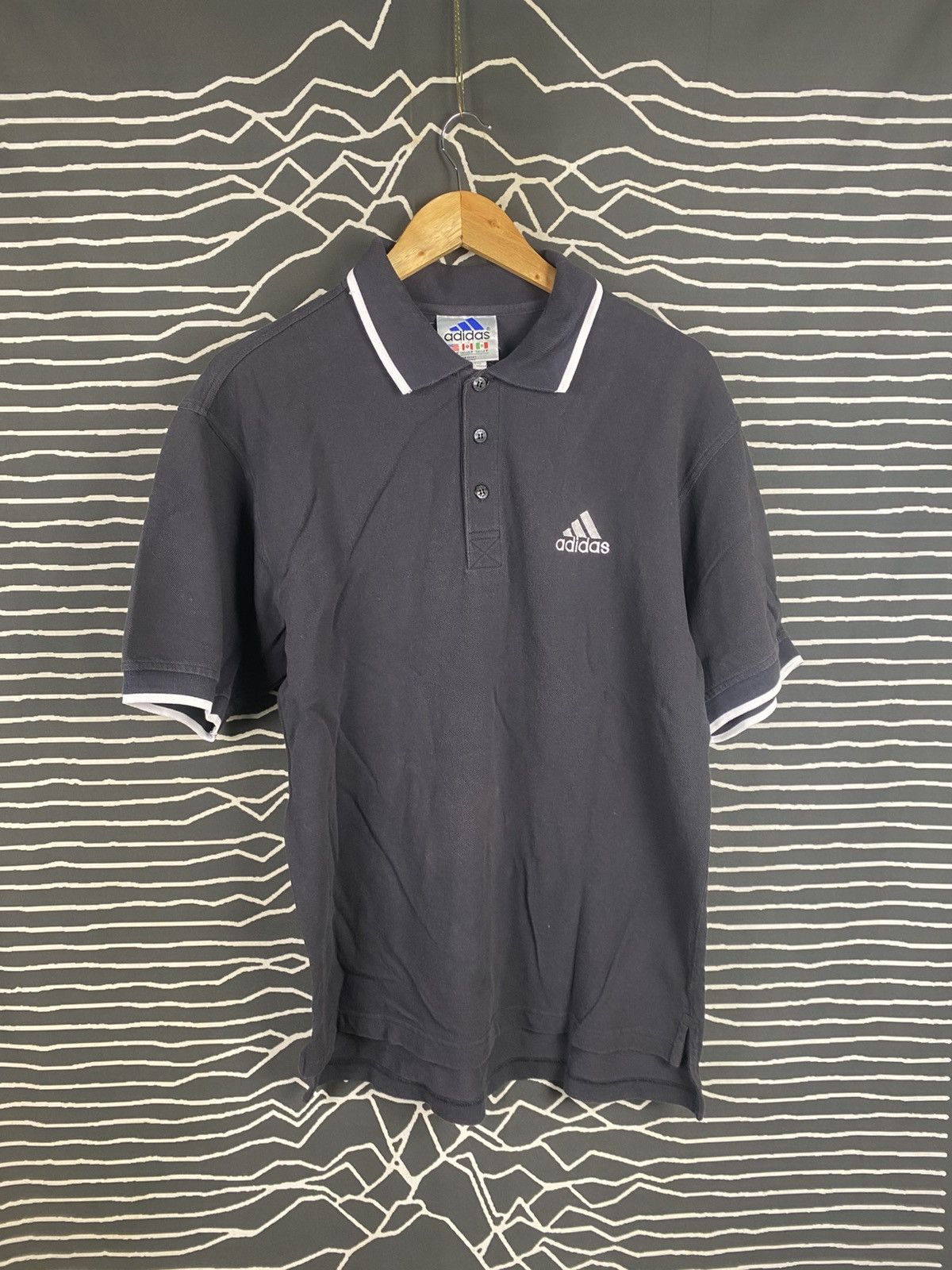 Adidas Vintage Adidas Essential Polo Tee Size US L / EU 52-54 / 3 - 1 Thumbnail