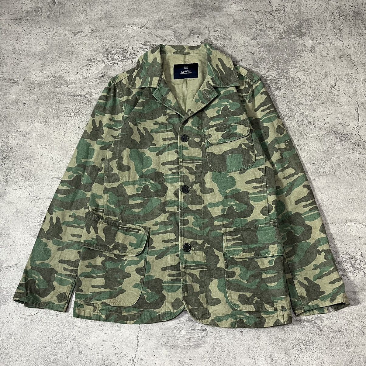 Aspesi Aspesi Camouflage Chore Jacket Size 36S - 1 Thumbnail
