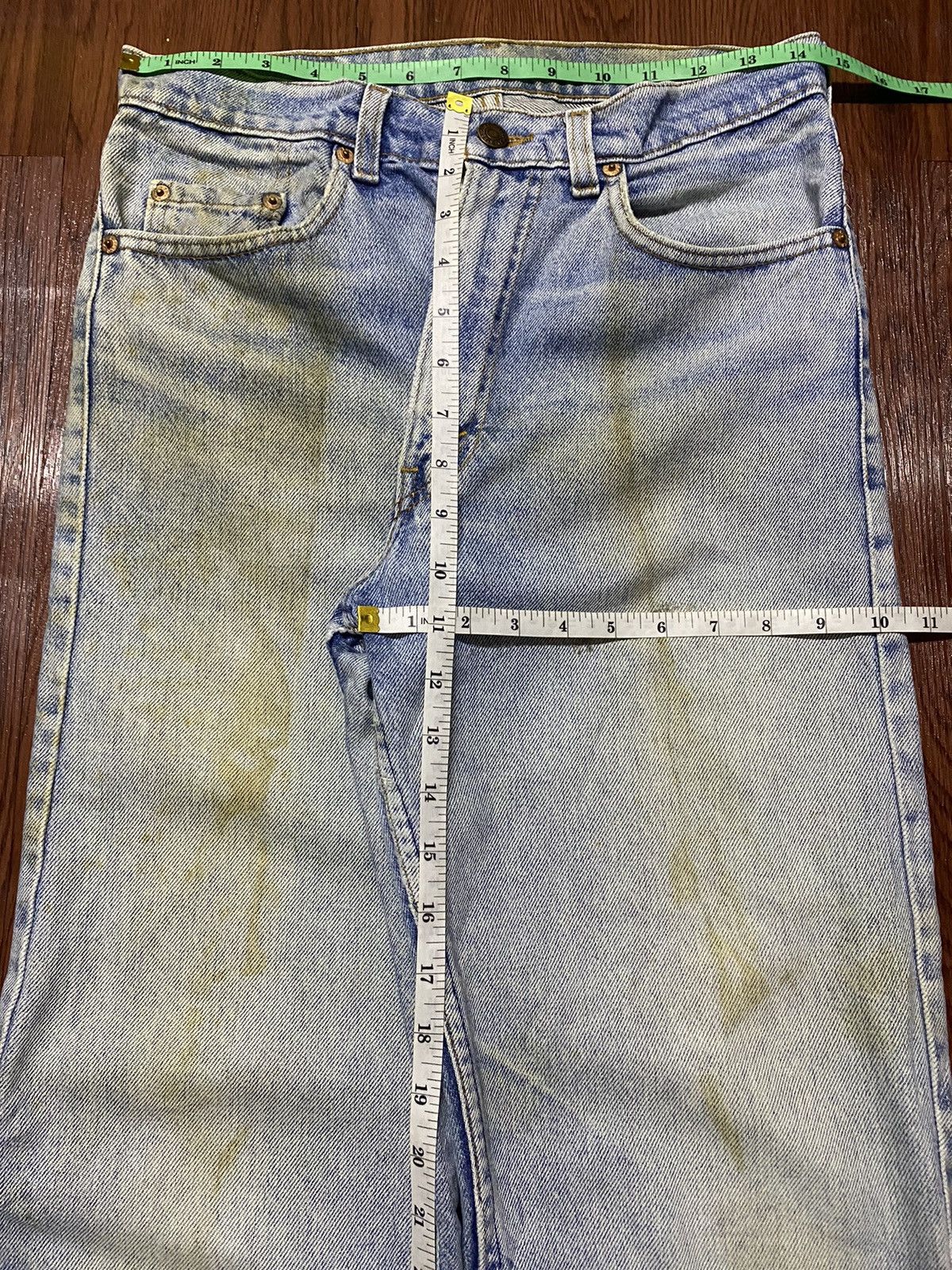 Levi's Vintage Levis 90s Vietnam Grunge Blue Faded Wash Jeans Size US 30 / EU 46 - 14 Thumbnail