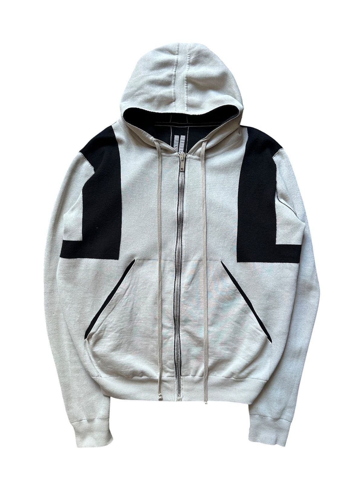 Drkshdw rick owens 16ss M パッチ パーカー アーカイブ Rick Owens × Rick Owens Drkshdw SS16 Patch Jason Zip Up Hoodie