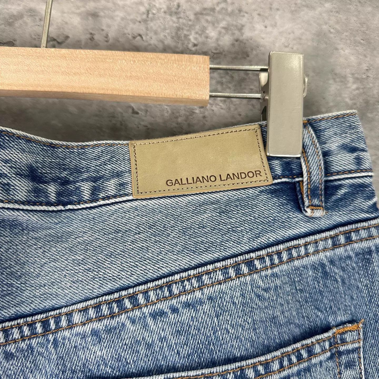 Other Galliano Landor Distressed Ripped Straight Jeans XL Size US 36 / EU 52 - 5 Thumbnail