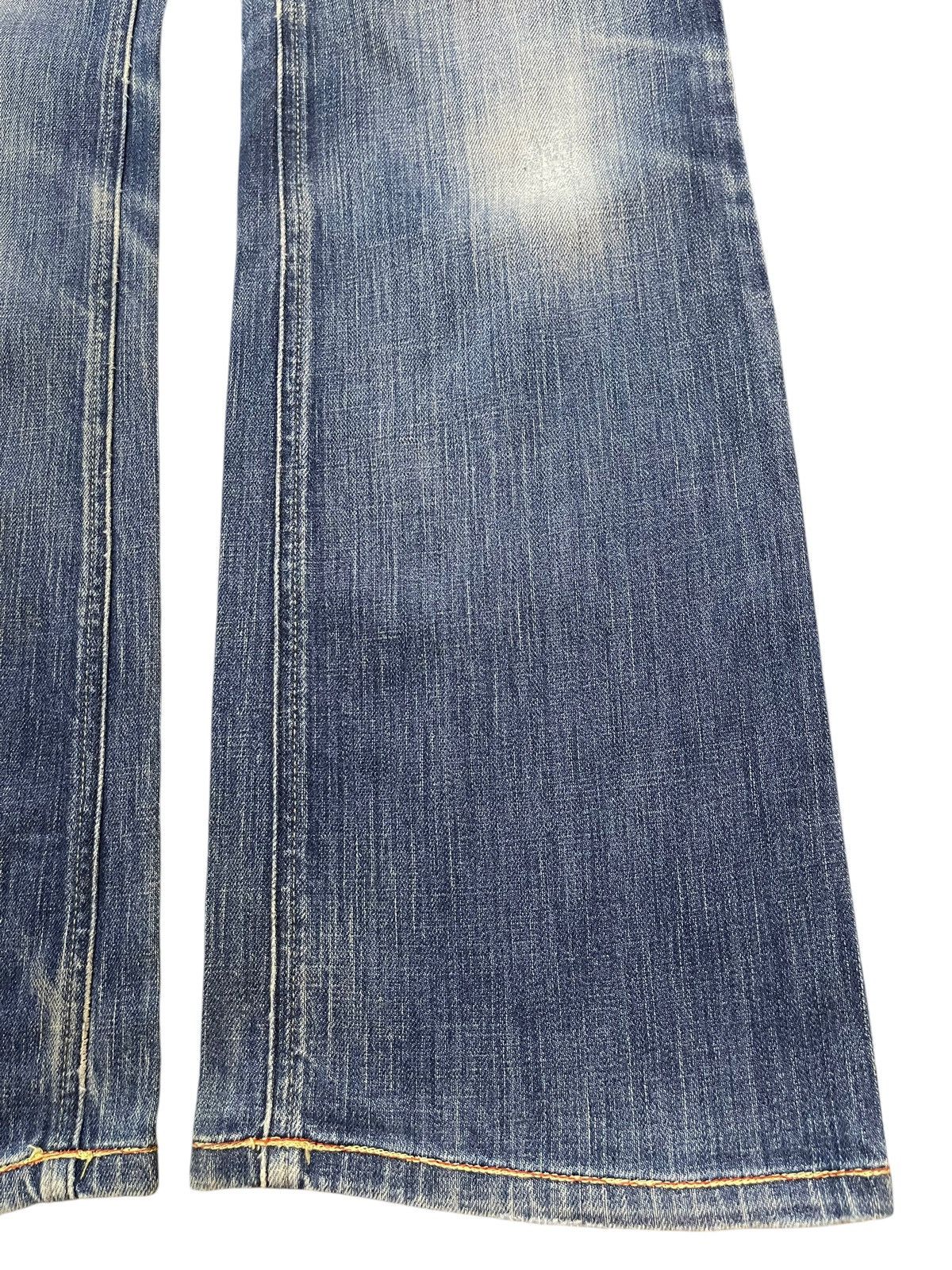 Diesel Vintage Diesel Industry Faded Wash Style Wide Leg Jeans Size US 30 / EU 46 - 8 Thumbnail