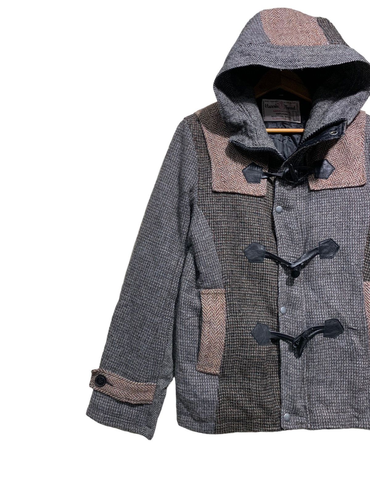Harris Tweed 🔥HARRIS TWEED WOOL SPLIT HOODIE JACKETS Size US M / EU 48-50 / 2 - 2 Thumbnail
