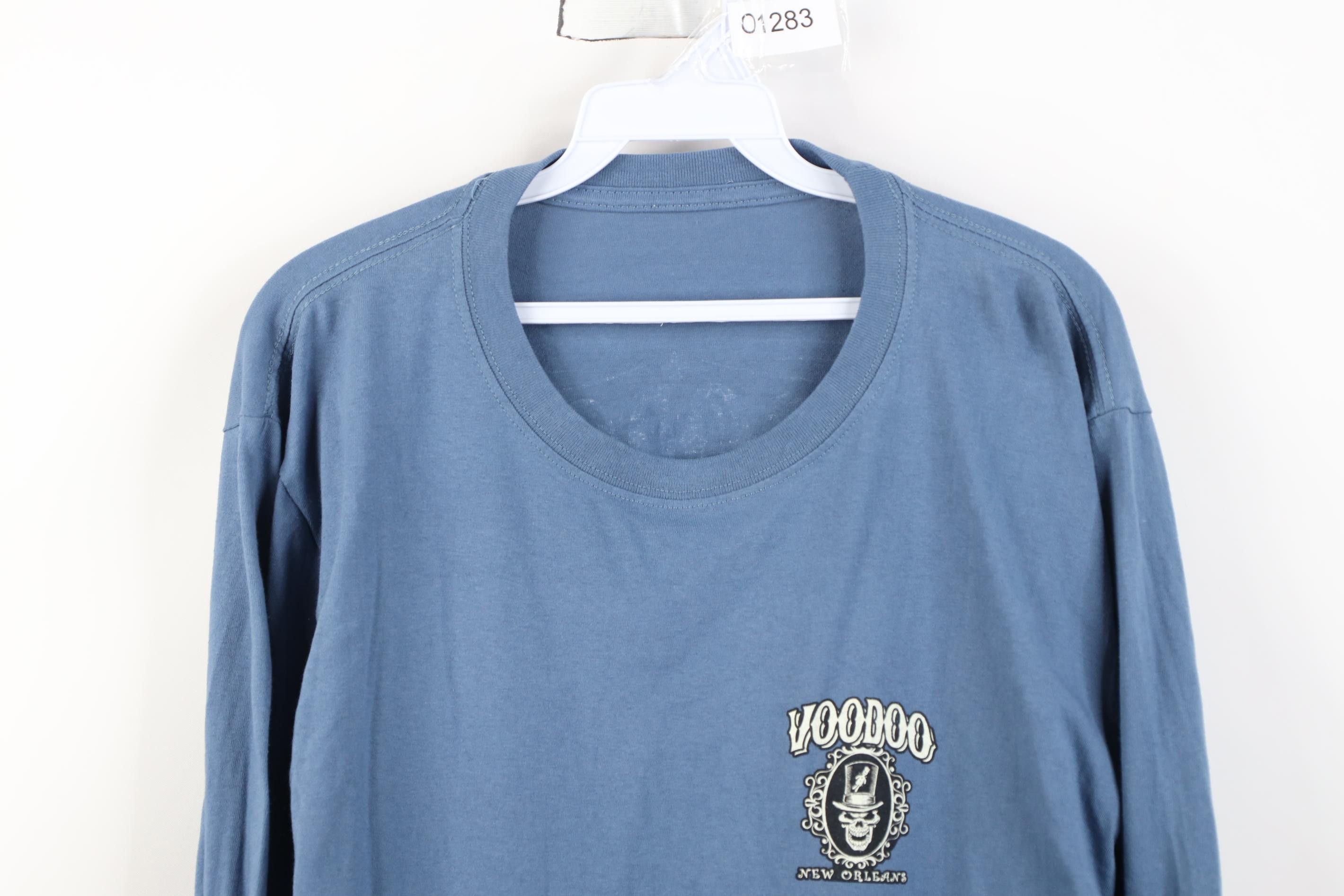 Vintage Vintage Y2K Streetwear Voodoo Bourbon Long Sleeve T-Shirt Size US M / EU 48-50 / 2 - 2 Thumbnail