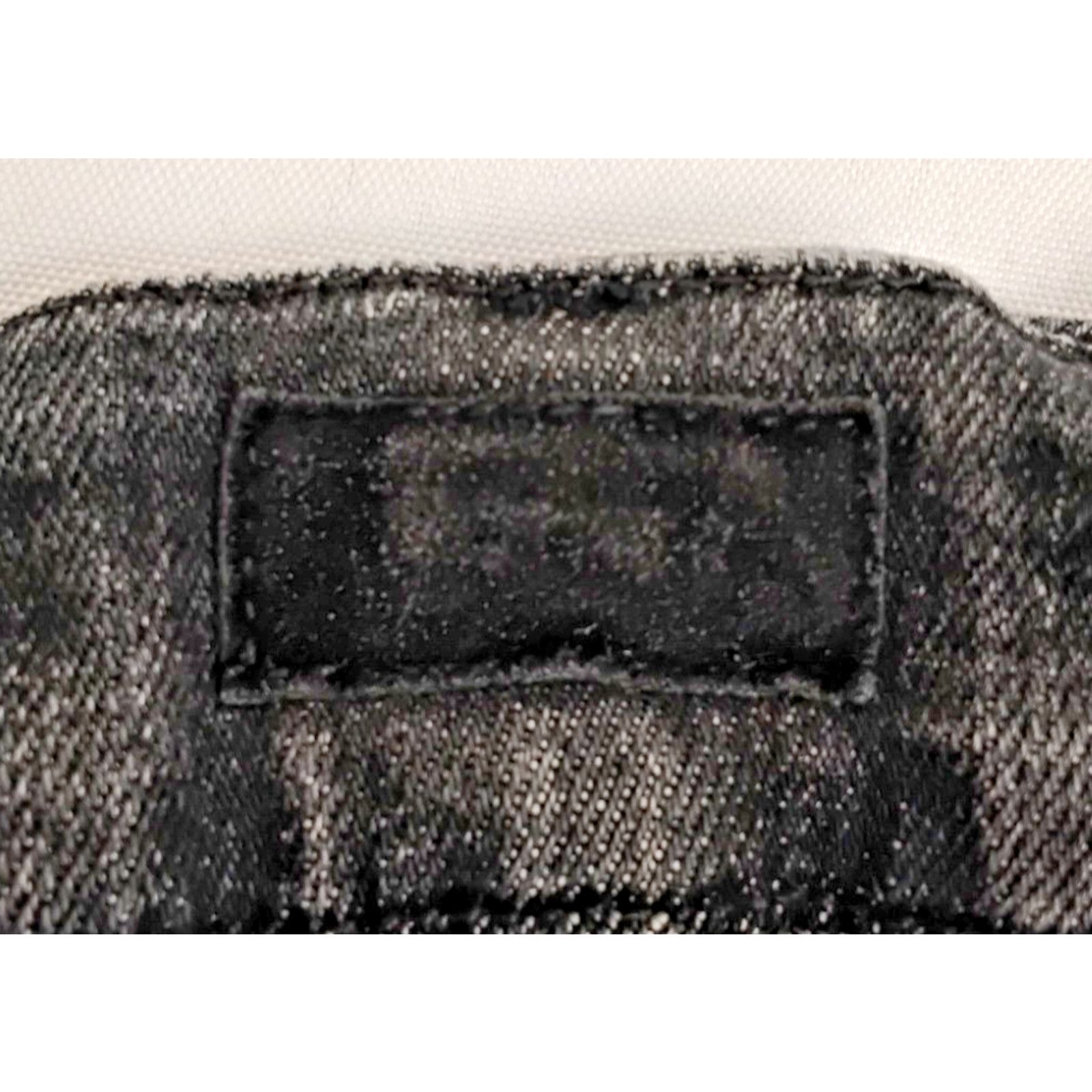 MOTHER Mother The Looker Ankle Fray Jeans Women's 25x27 Black Wash Size 25" / US 0 / IT 36 - 6 Thumbnail