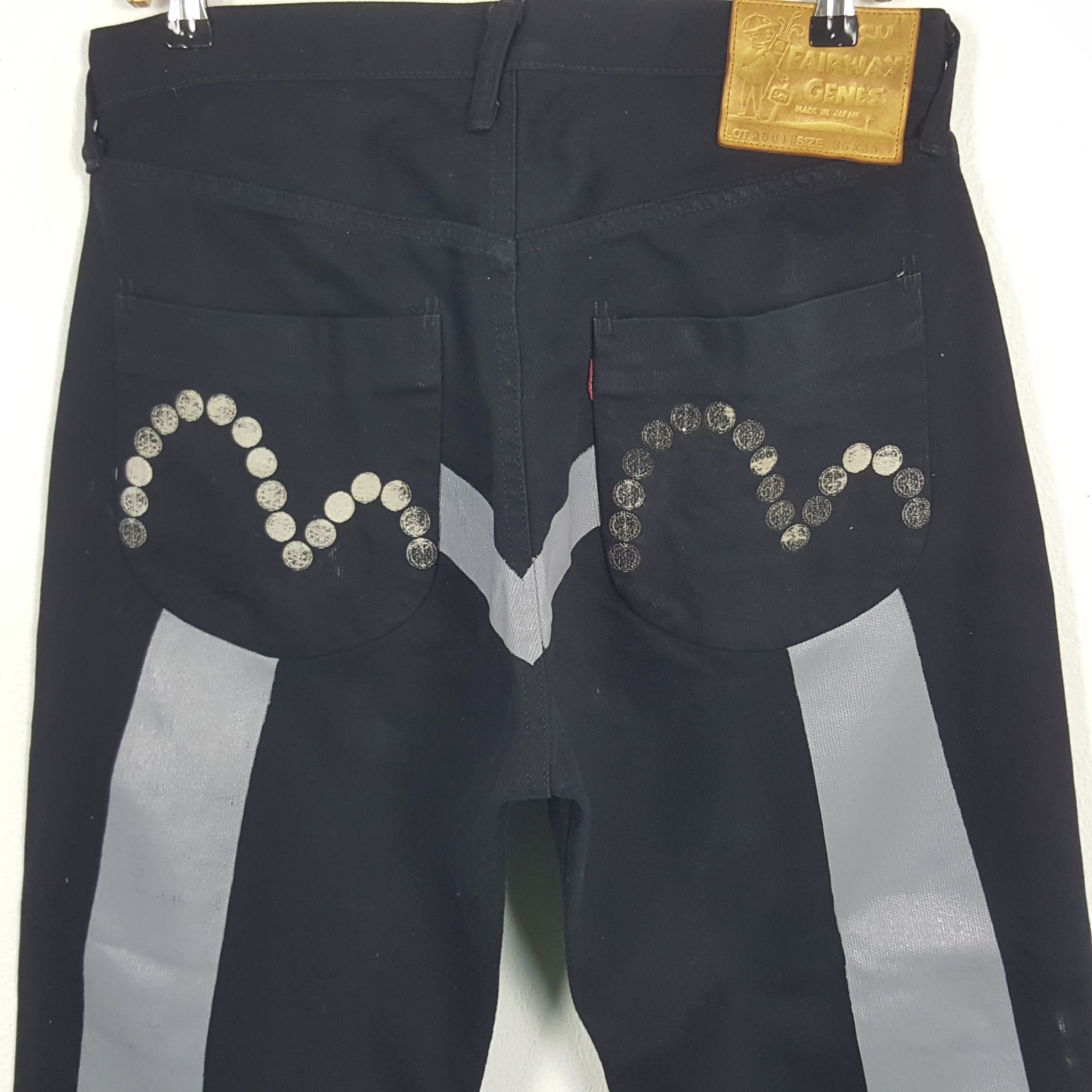 Japanese Brand × Vintage Vintage Evisu Japanese Brand Daicock Custom Art Pants Size US 32 / EU 48 - 2 Thumbnail