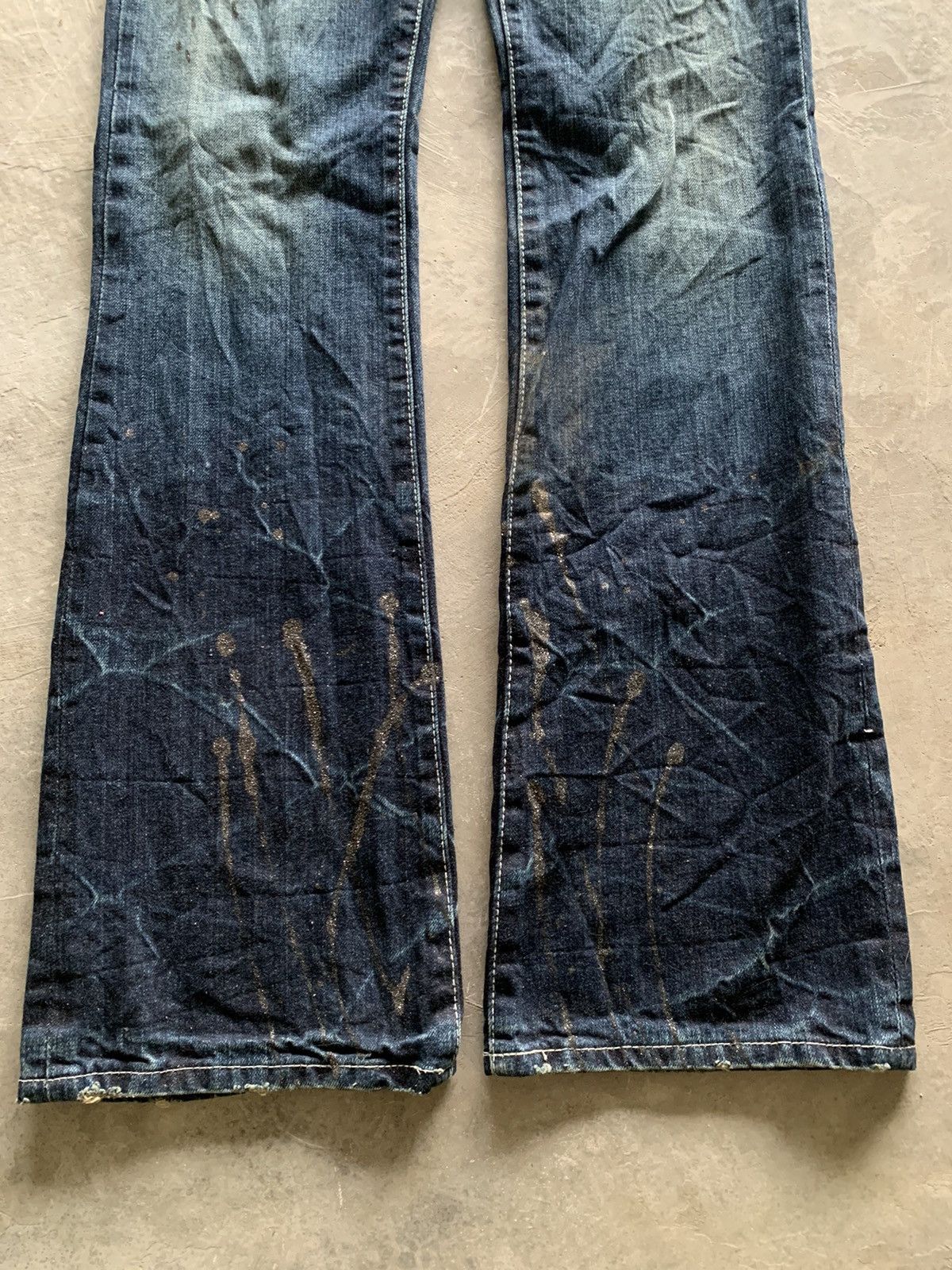 Hysteric Glamour flare travas splatter dope washed ifsixwasnine lgb style Size US 31 - 11 Thumbnail