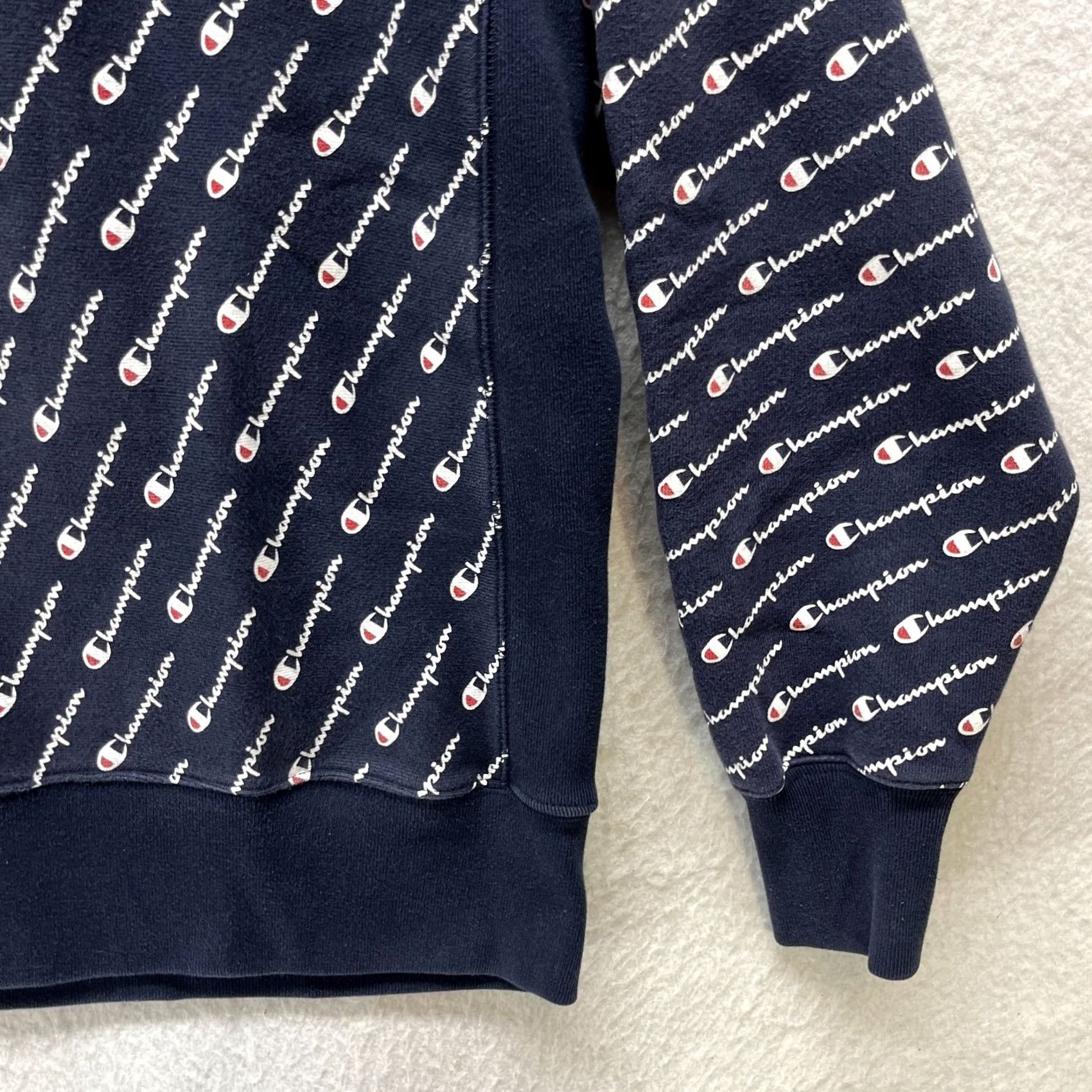 VINTAGE Champion Sweatshirt Crew Neck Reverse Weave Logo M Mens
