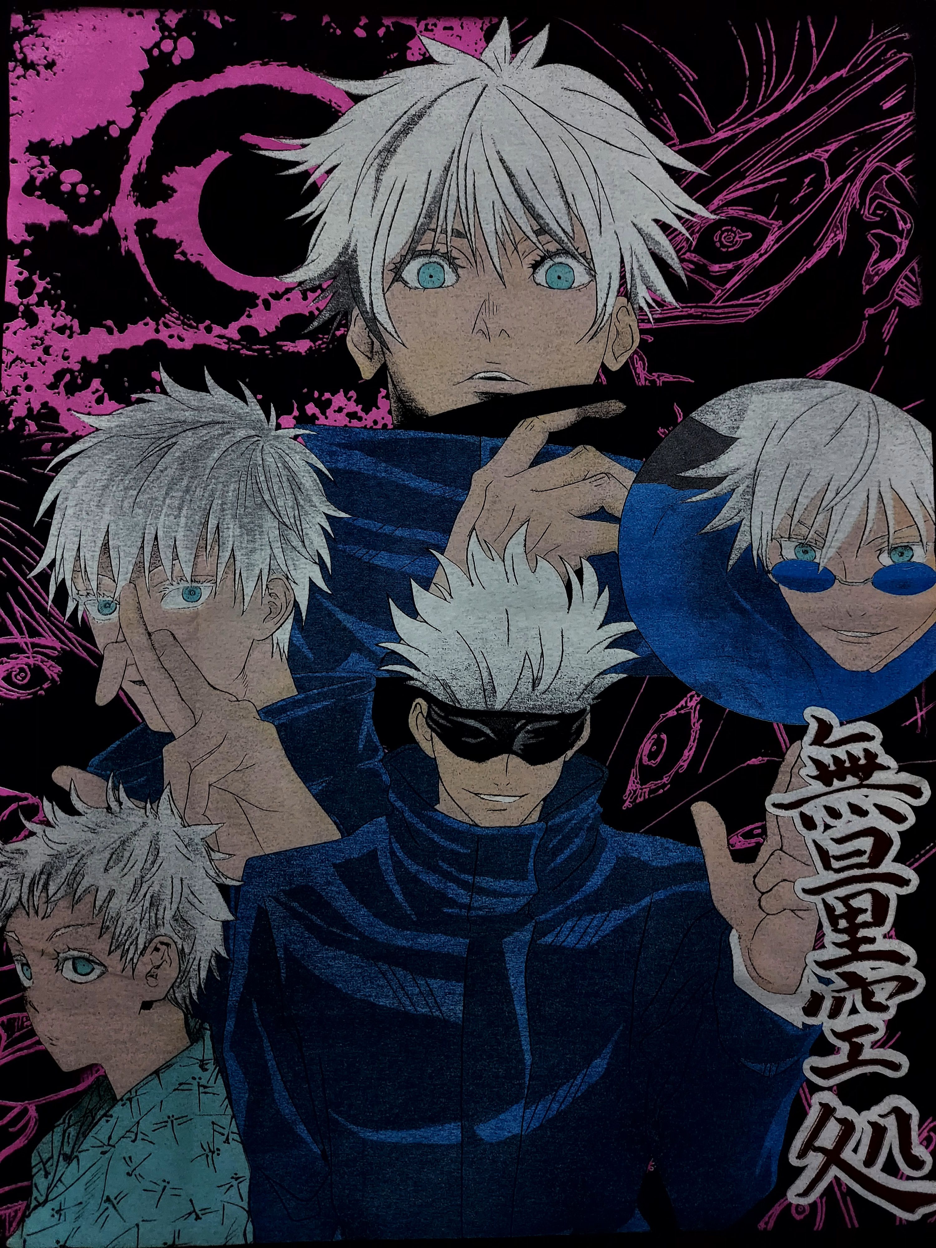 Anime × Japanese Brand 💥Jujutsu Kaisen Gojo Satoru T Shirt Size US XL / EU 56 / 4 - 2 Thumbnail