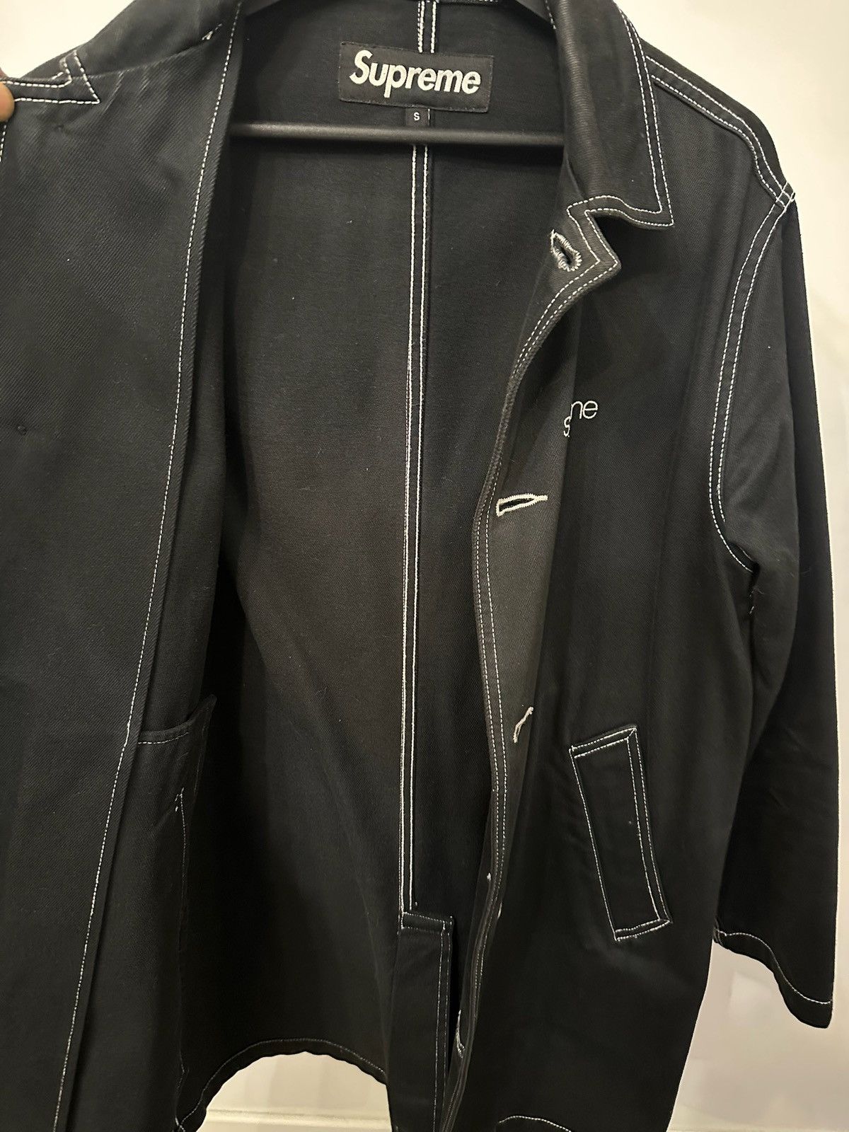 Supreme Supreme Washed Work Cotton Coat Size US S / EU 44-46 / 1 - 7 Thumbnail