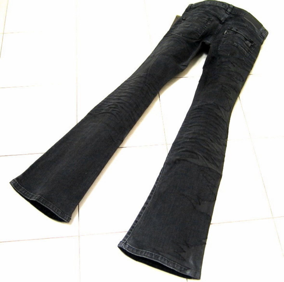 Tornado Mart Tornado Mart Fire Stitch Flare Jeans Size US 33 - 6 Thumbnail