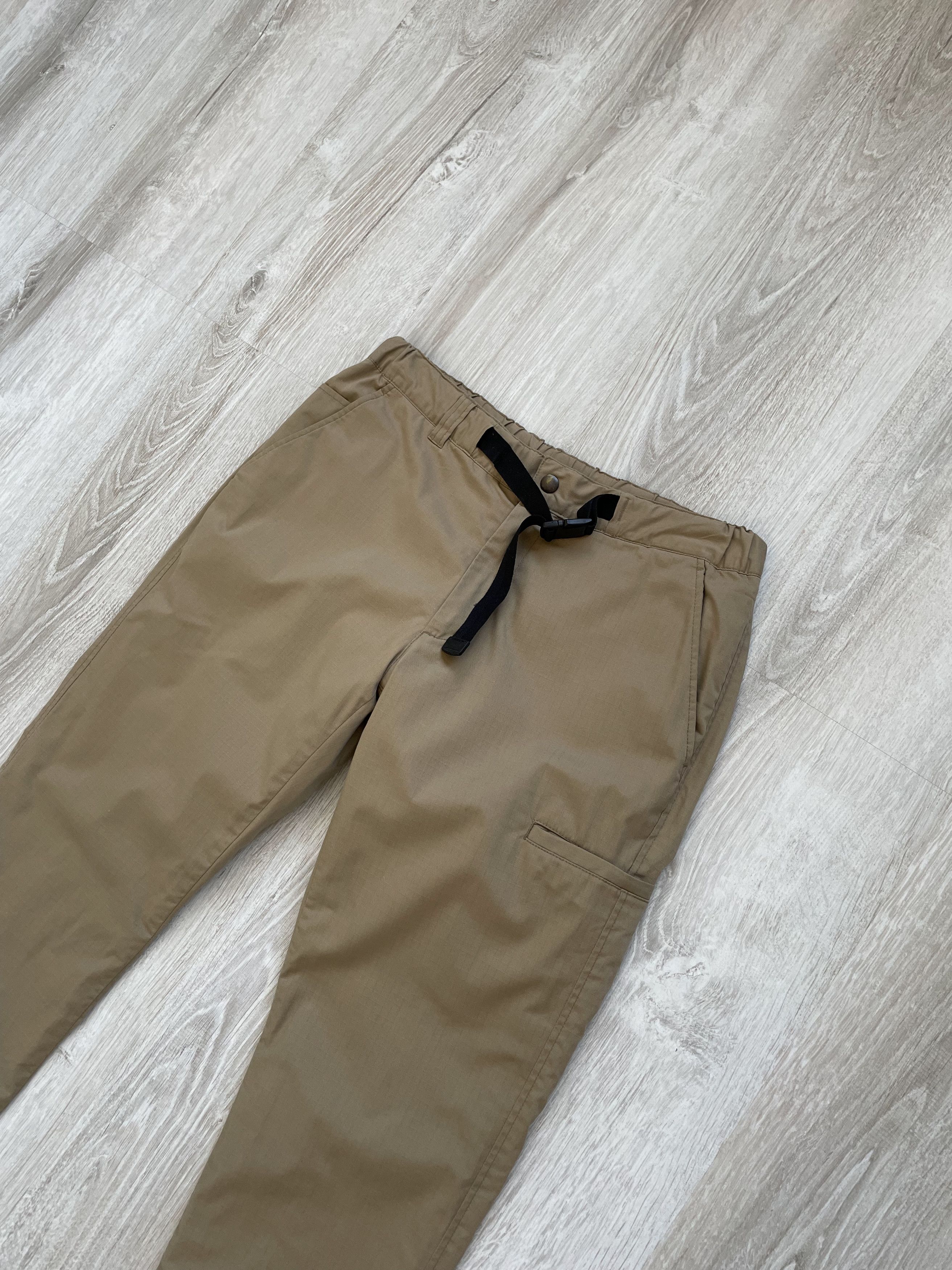 Japanese Brand Uniqlo Fleece Nylon Techwear Pants Size US 30 / EU 46 - 2 Thumbnail
