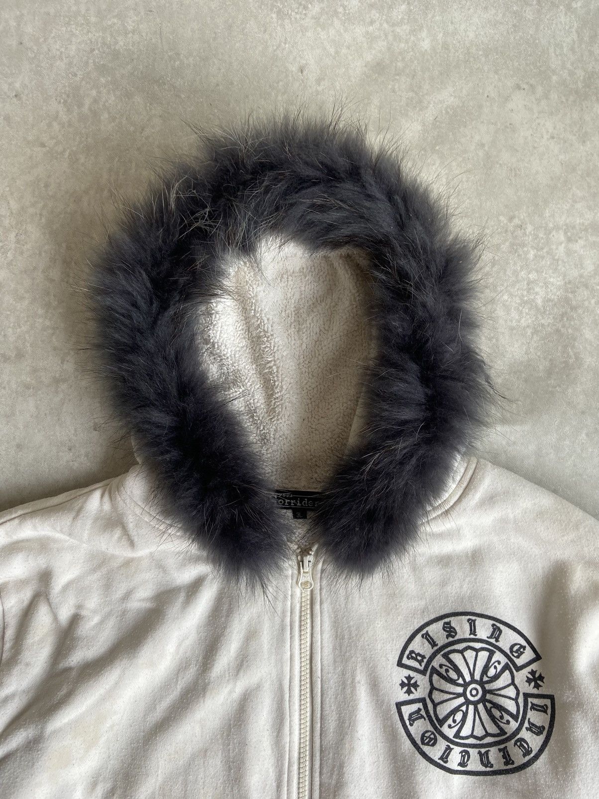 If Six Was Nine × Japanese Brand × Le Grande Bleu (L.G.B.) Vintage Y2K Sorridere Chrome Fur Zipper Hoodie Size US XXL / EU 58 / 5 - 2 Thumbnail