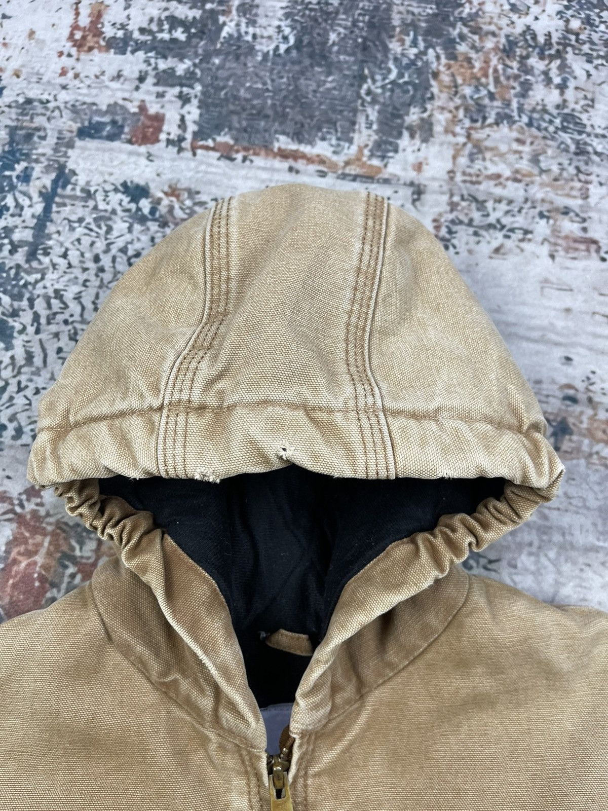 Carhartt Vtg Carhartt YYJ130 BRN Insulated Hooded Jackets Size S / US 4 / IT 40 - 14 Thumbnail