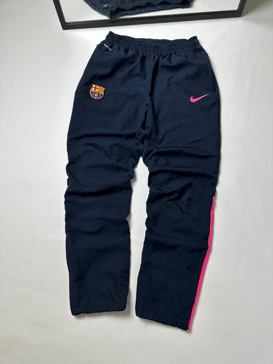Vintage Nike FC Barcelona Track Drill Pants Y2K style Swoosh