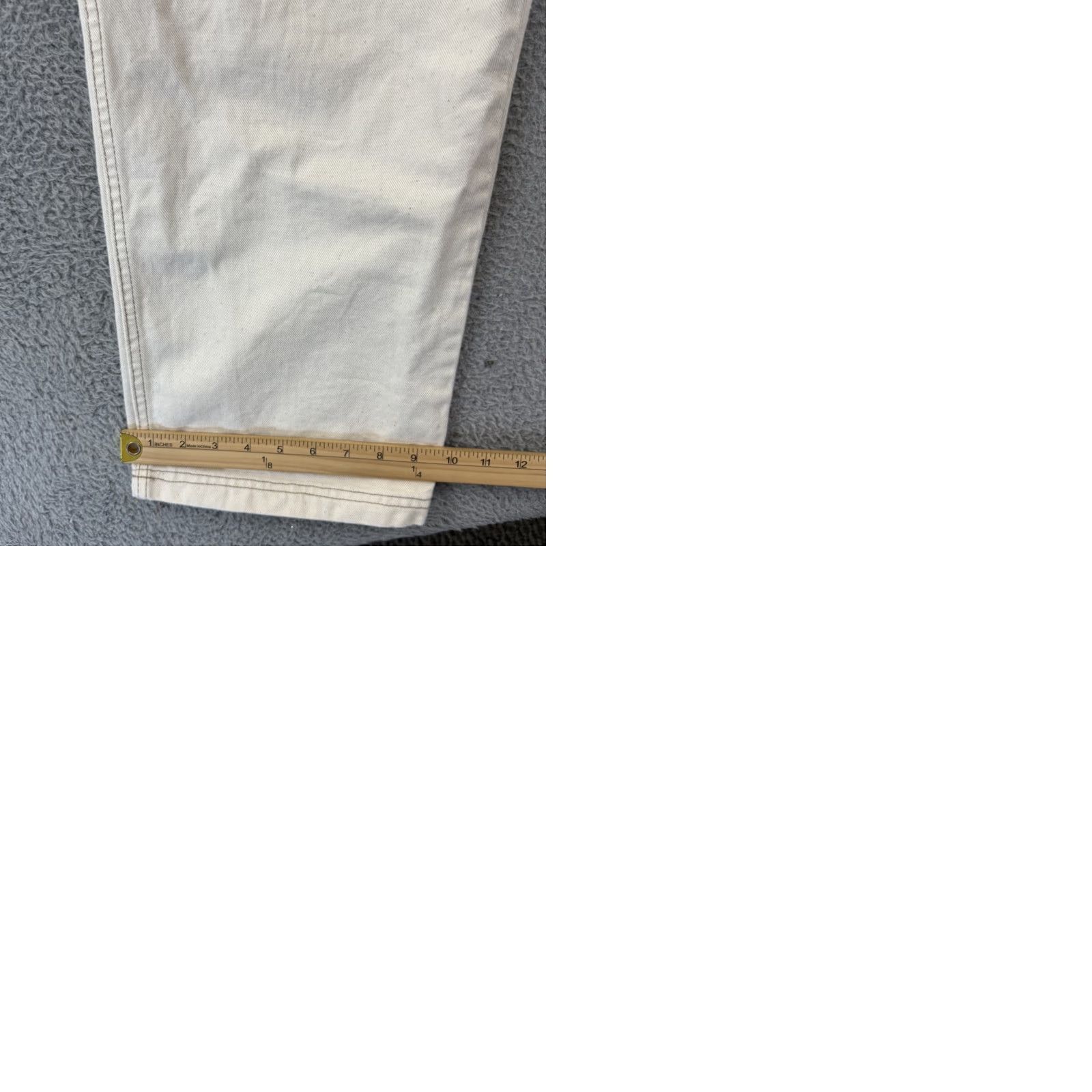Fubu VINTAGE FUBU Jeans Mens 36x34 White Denim Carpenter Baggy Hip Hop 90s Loose Shirt Jeans Mens 90s Hip Hop White Denim Baggy Wide-Leg Relaxed 90s FUBU Size US 36 / EU 52 - 9 Thumbnail