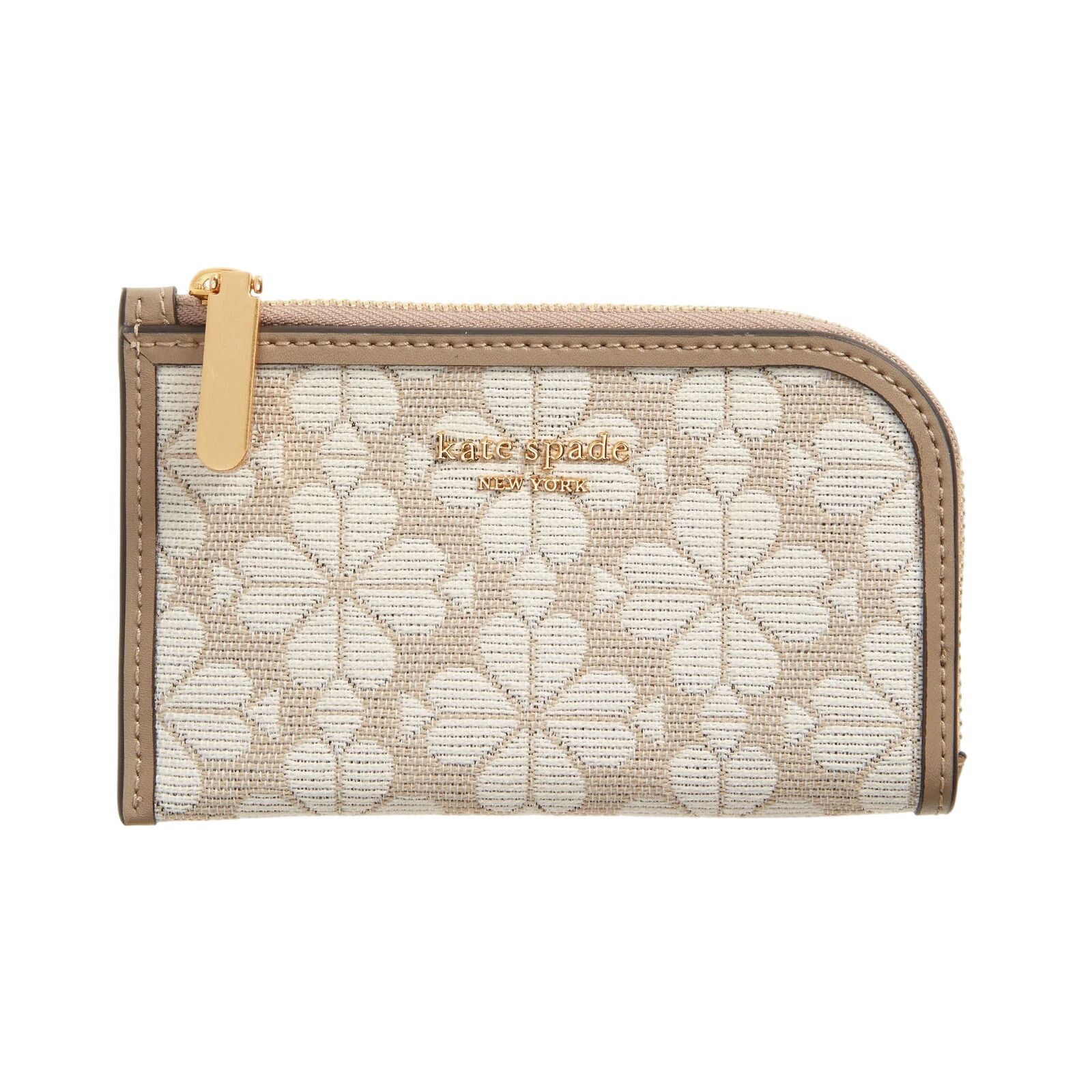 Kate Spade Kate Spade spade flower jacquard zip card case Size ONE SIZE - 1 Thumbnail